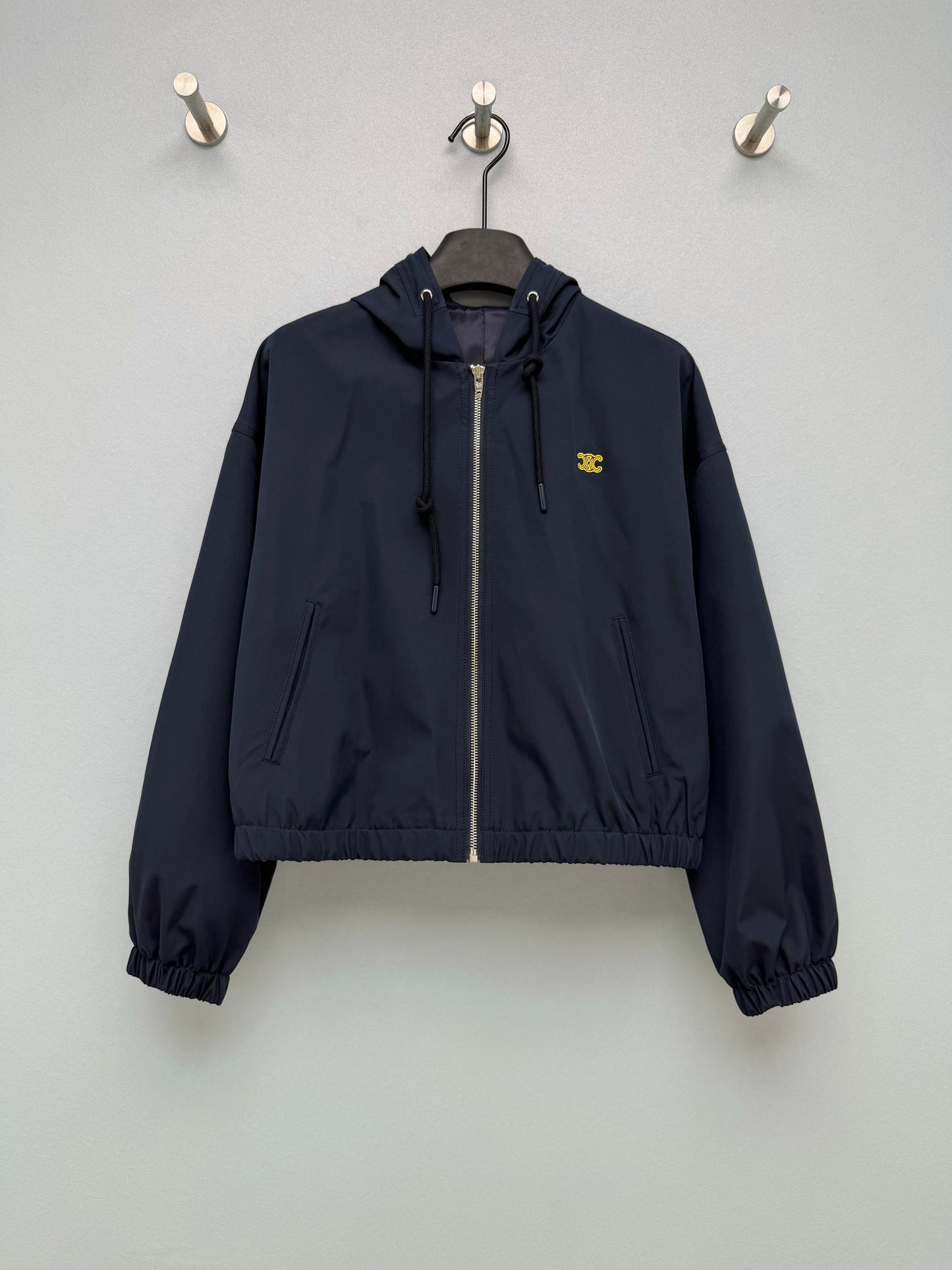 26 New Embroidered Hooded Zip-Up Jacket