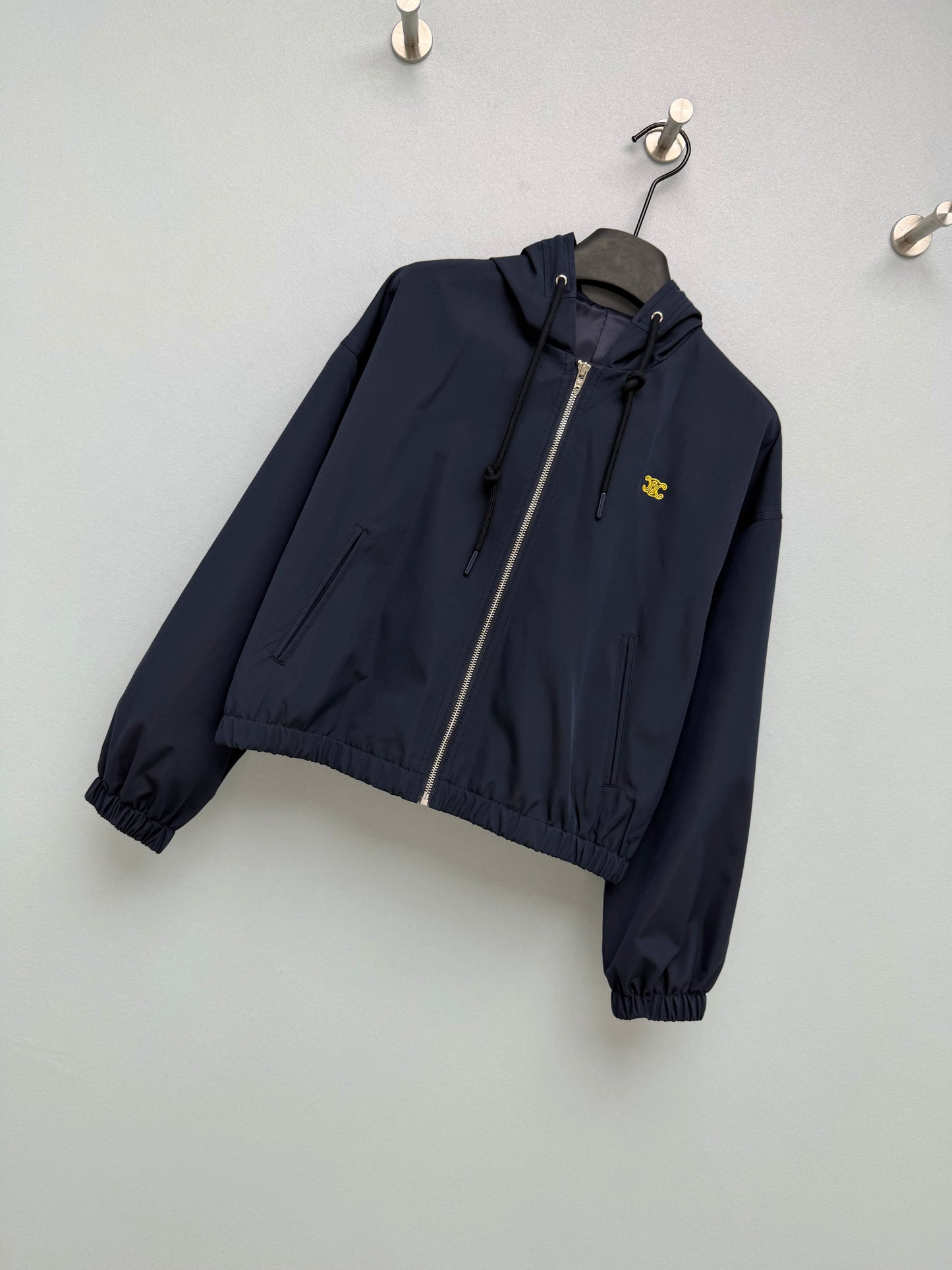 26 New Embroidered Hooded Zip-Up Jacket