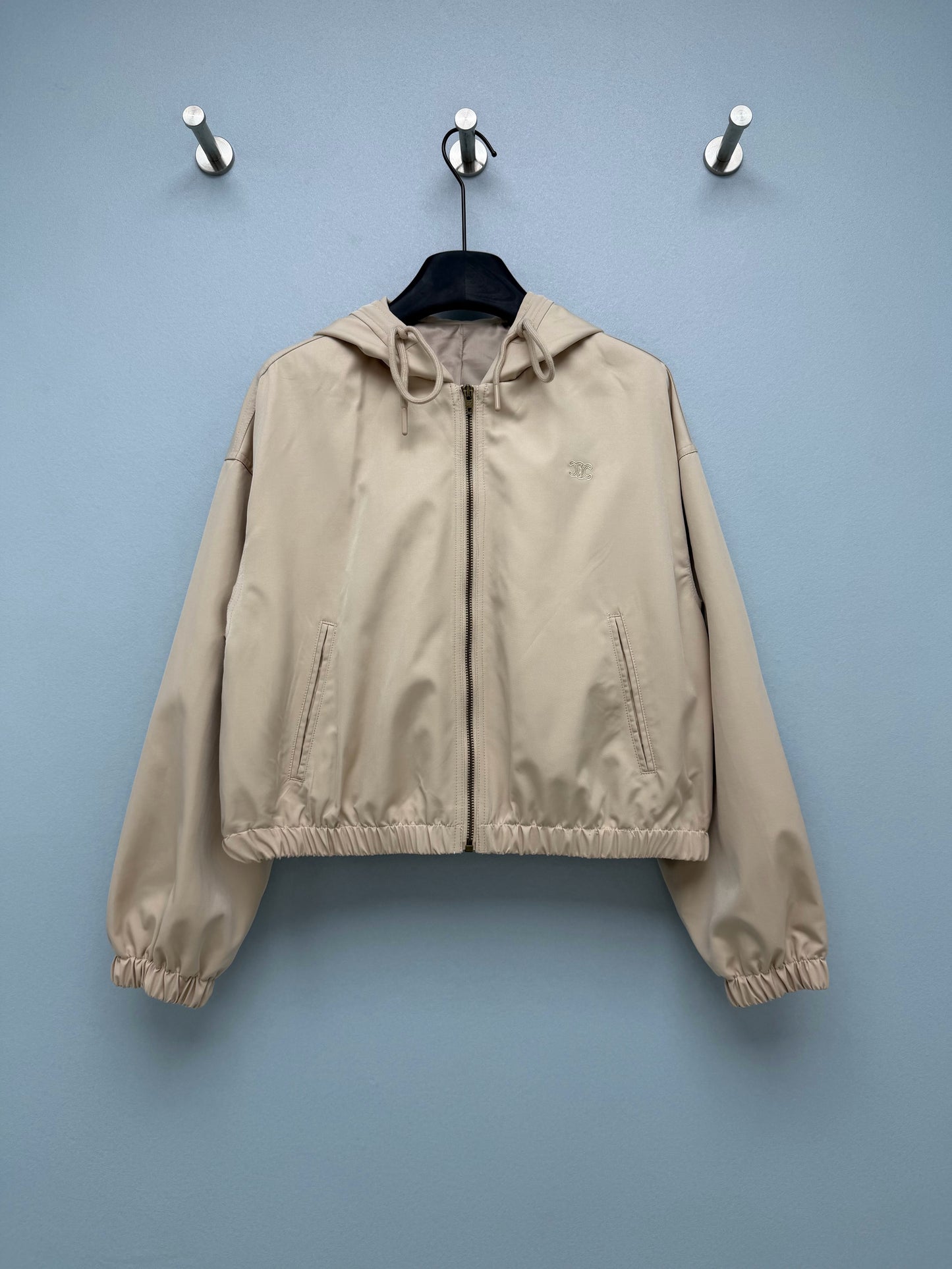 26 New Embroidered Hooded Zip-Up Jacket