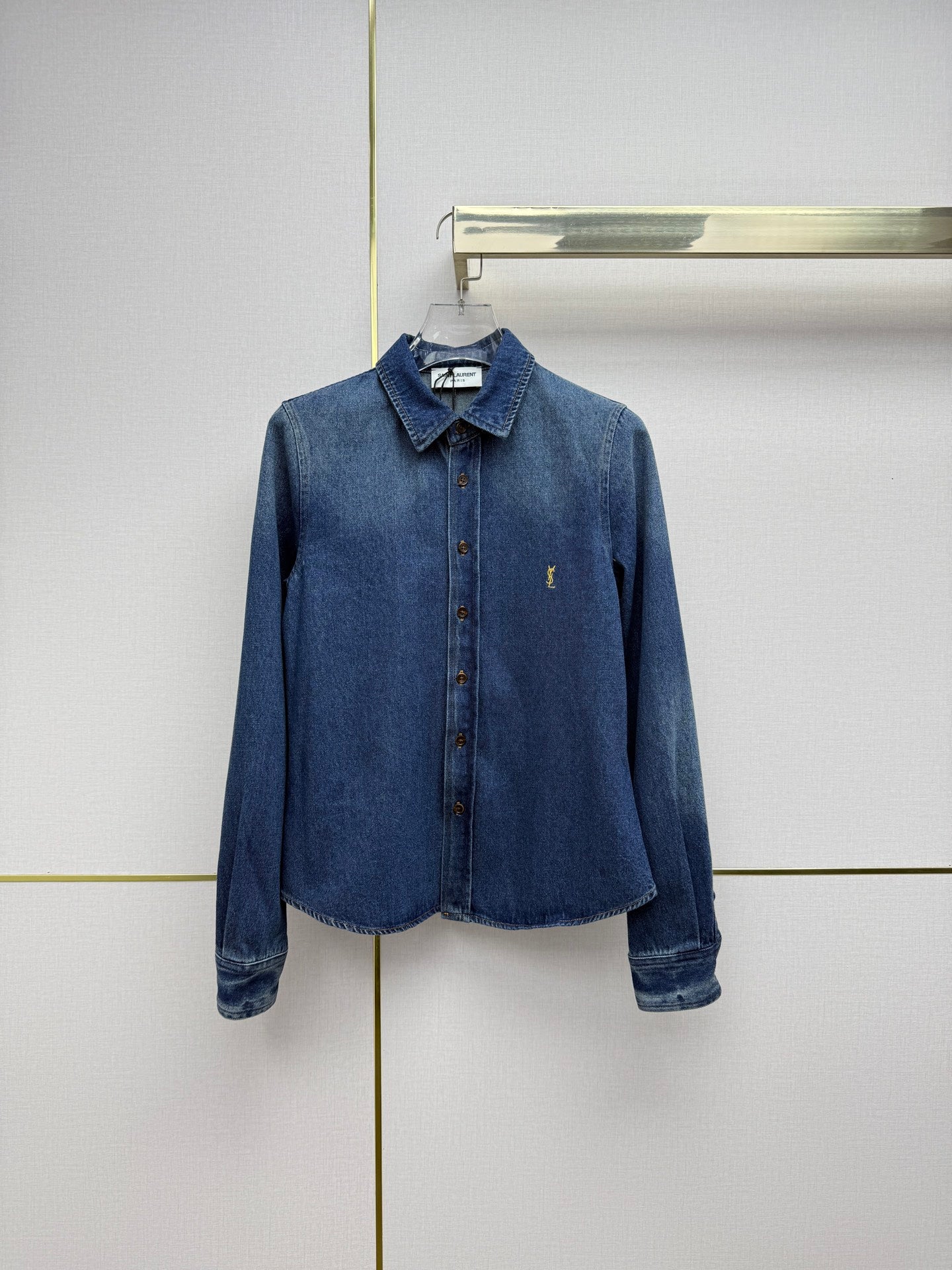 26 New Letter-Embroidered Denim Jacket