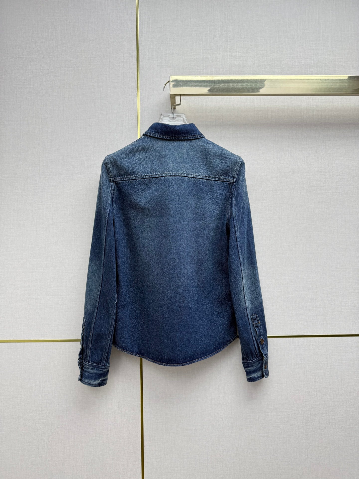 26 New Letter-Embroidered Denim Jacket