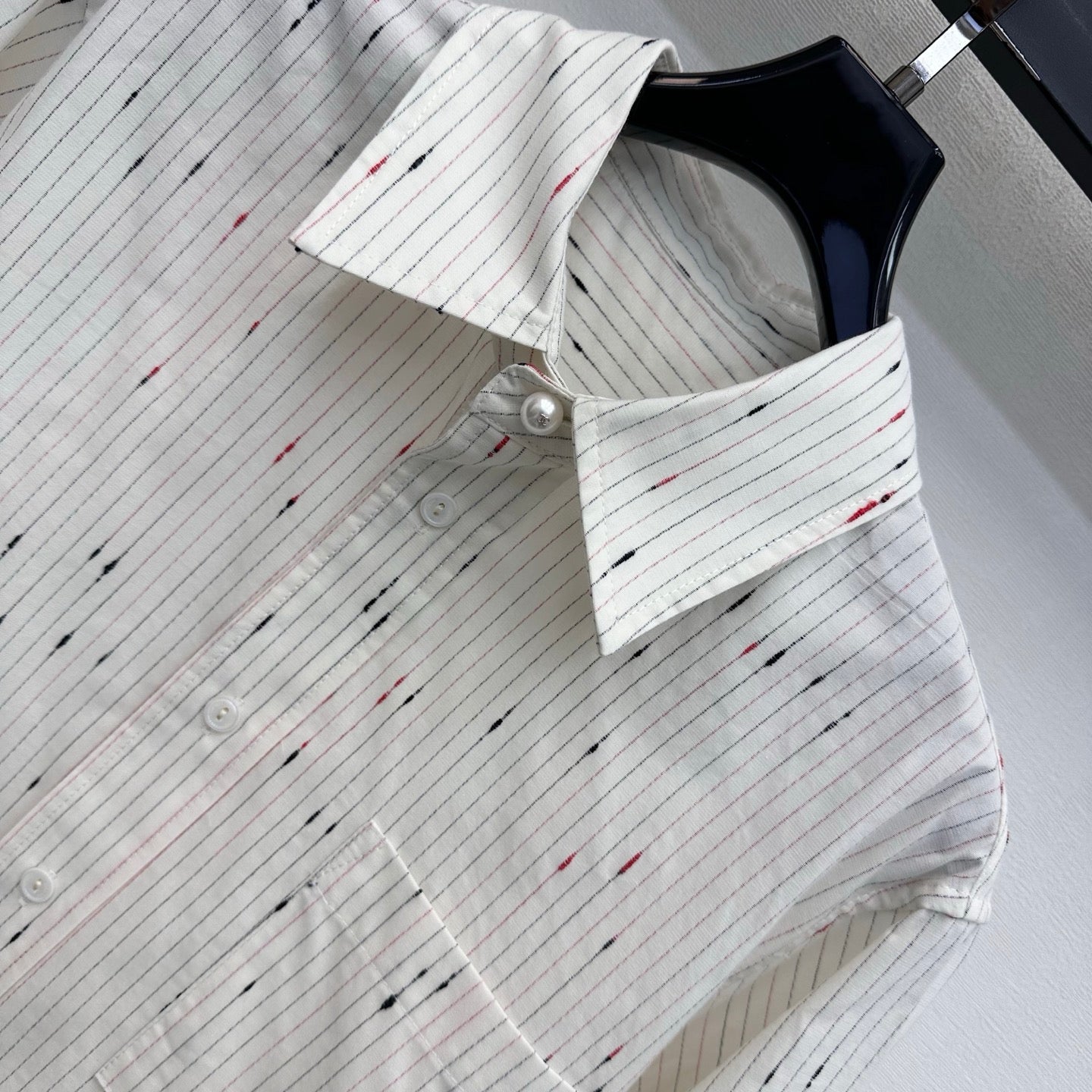 26 New Embroidered Striped Shirt