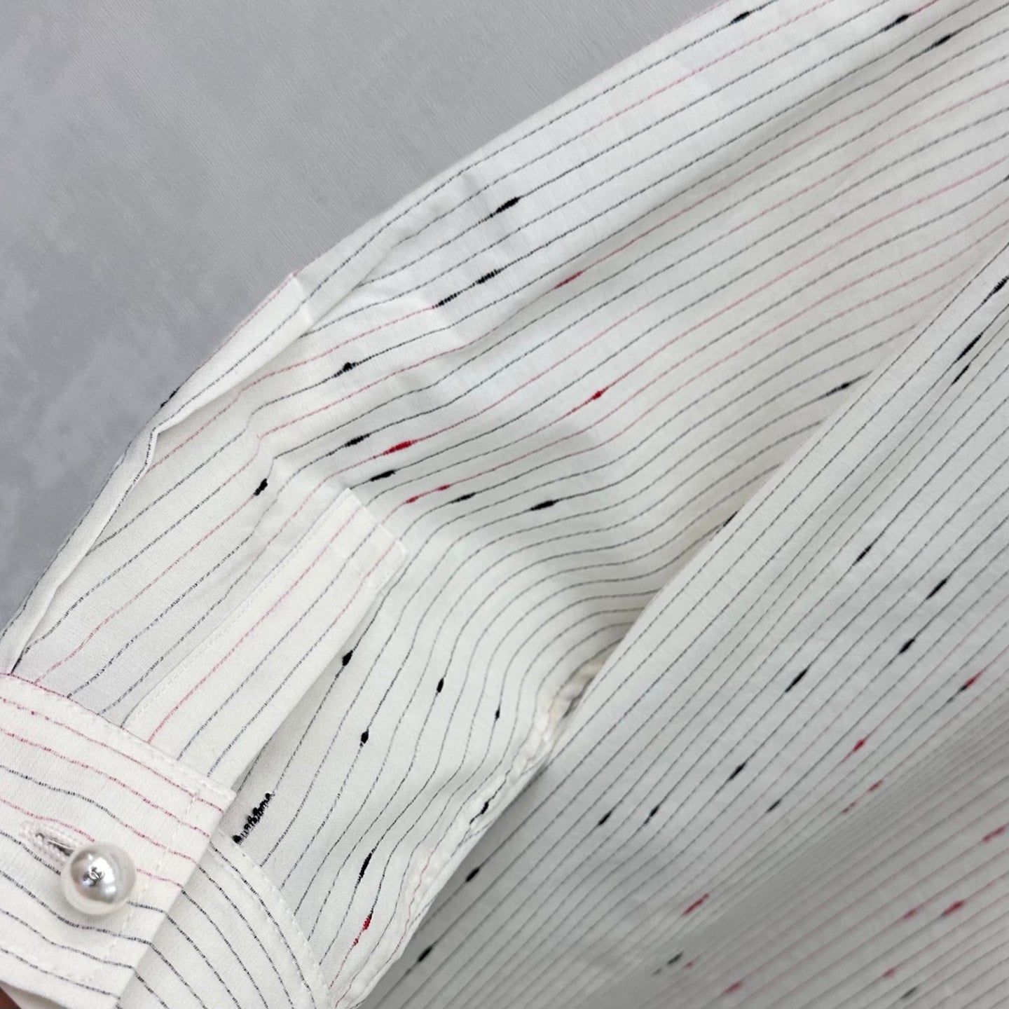 26 New Embroidered Striped Shirt