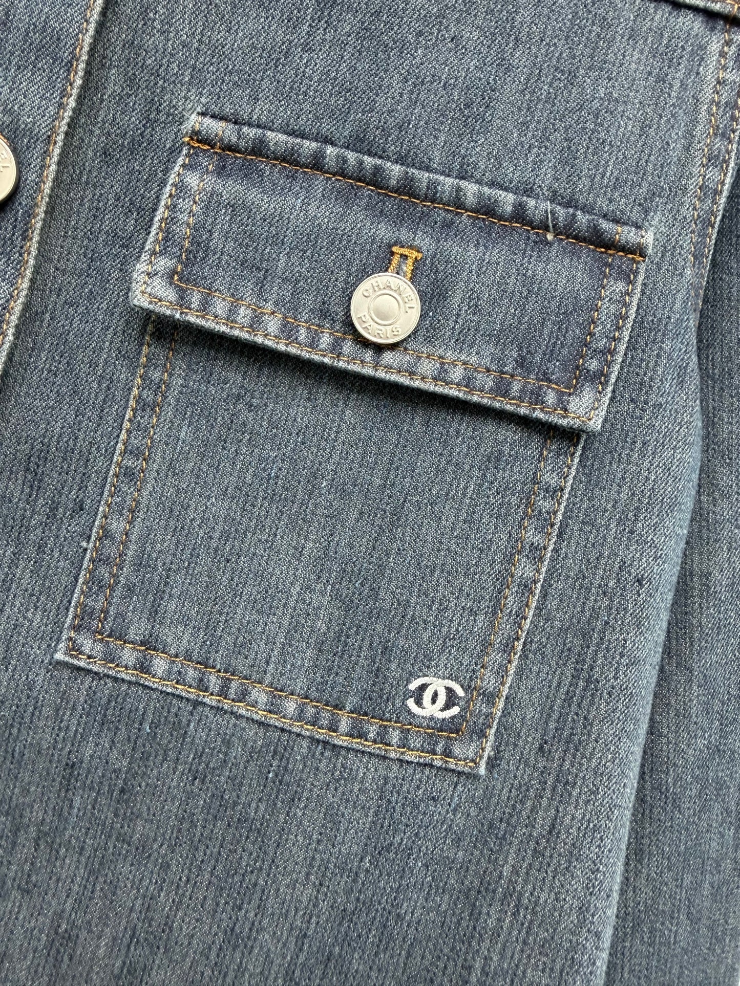26FW New Burgundy Leather Collar Denim Jacket
