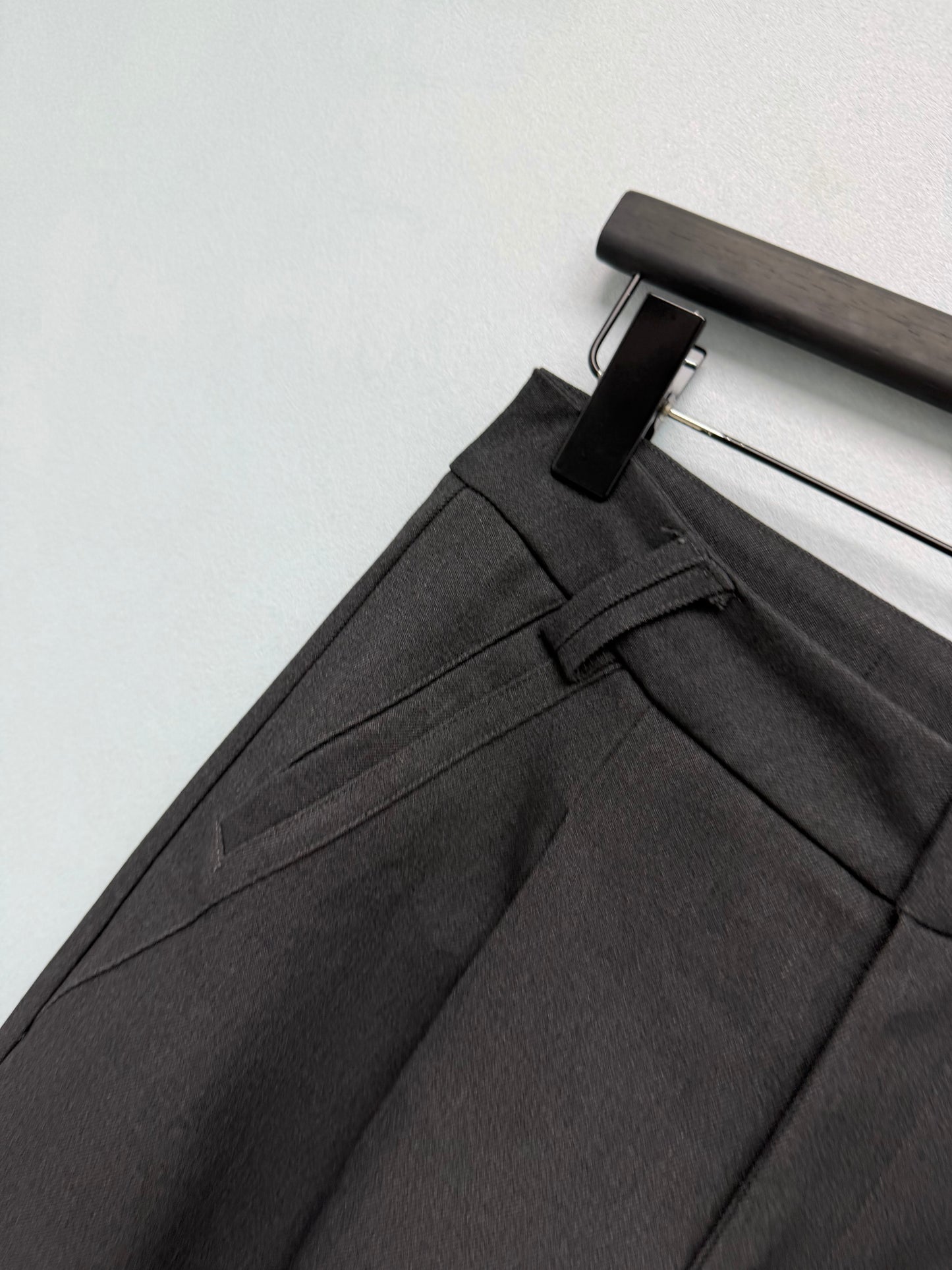 26FW New  Gold Buckle Wide-Leg Suit Trousers
