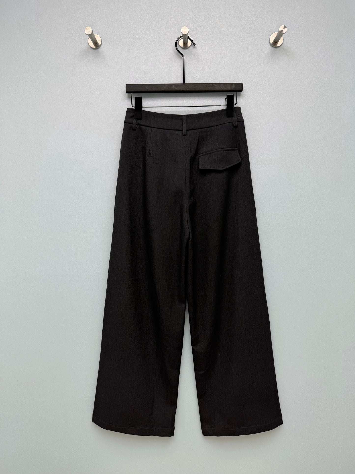 26FW New  Gold Buckle Wide-Leg Suit Trousers