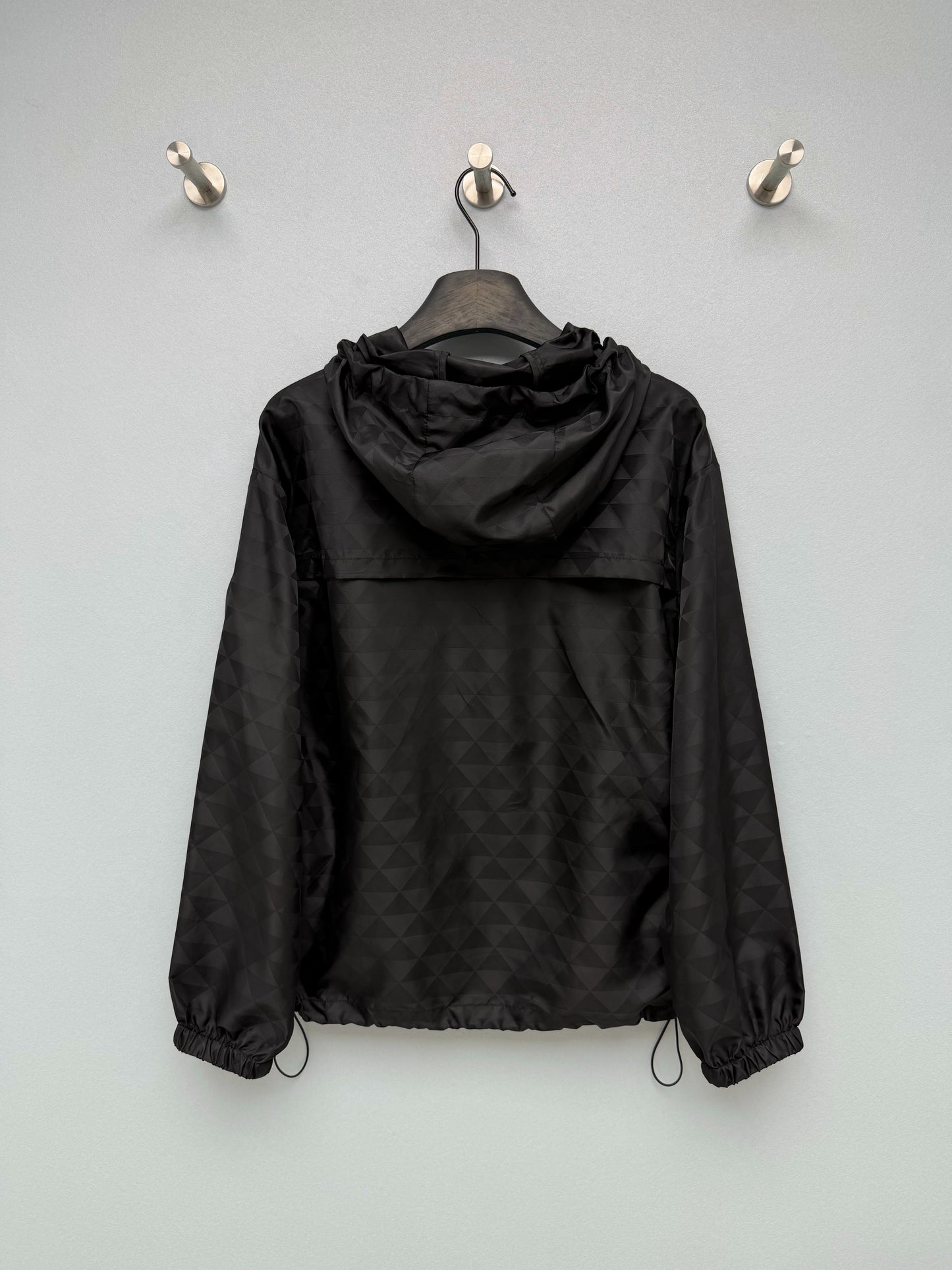 26FW New Dark Pattern Triangle Jacquard Windbreaker
