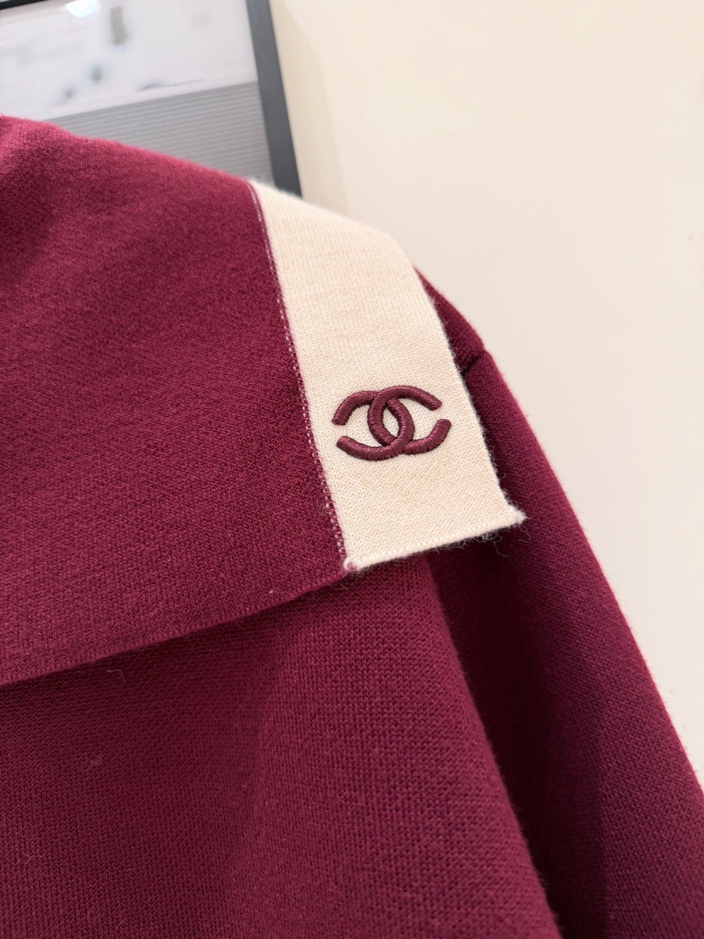 26FW New Color Block Knit Cardigan