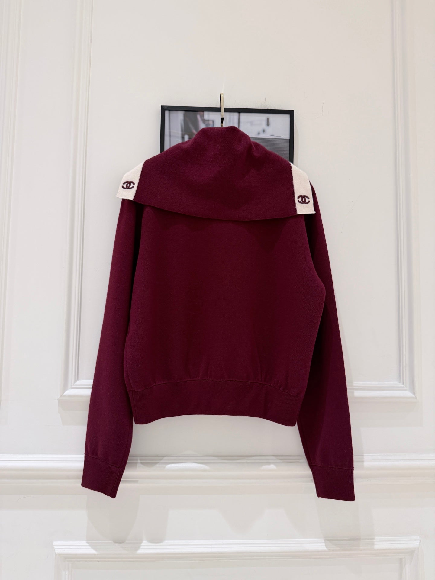 26FW New Color Block Knit Cardigan