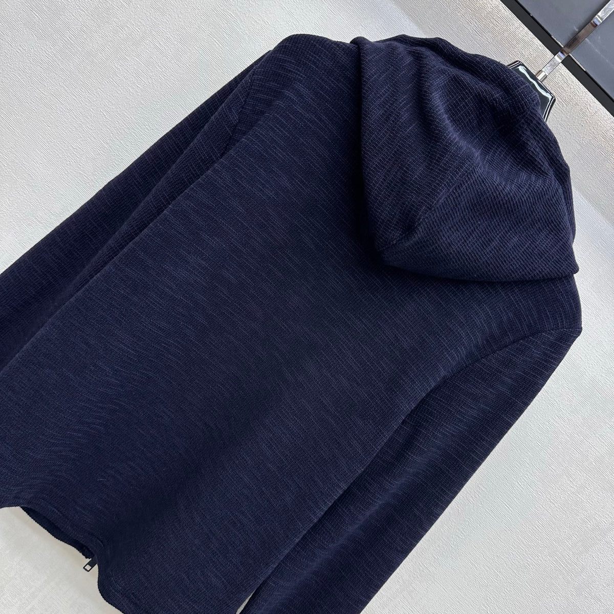 26fw New Hooded Embroidered Cardigan Jacket