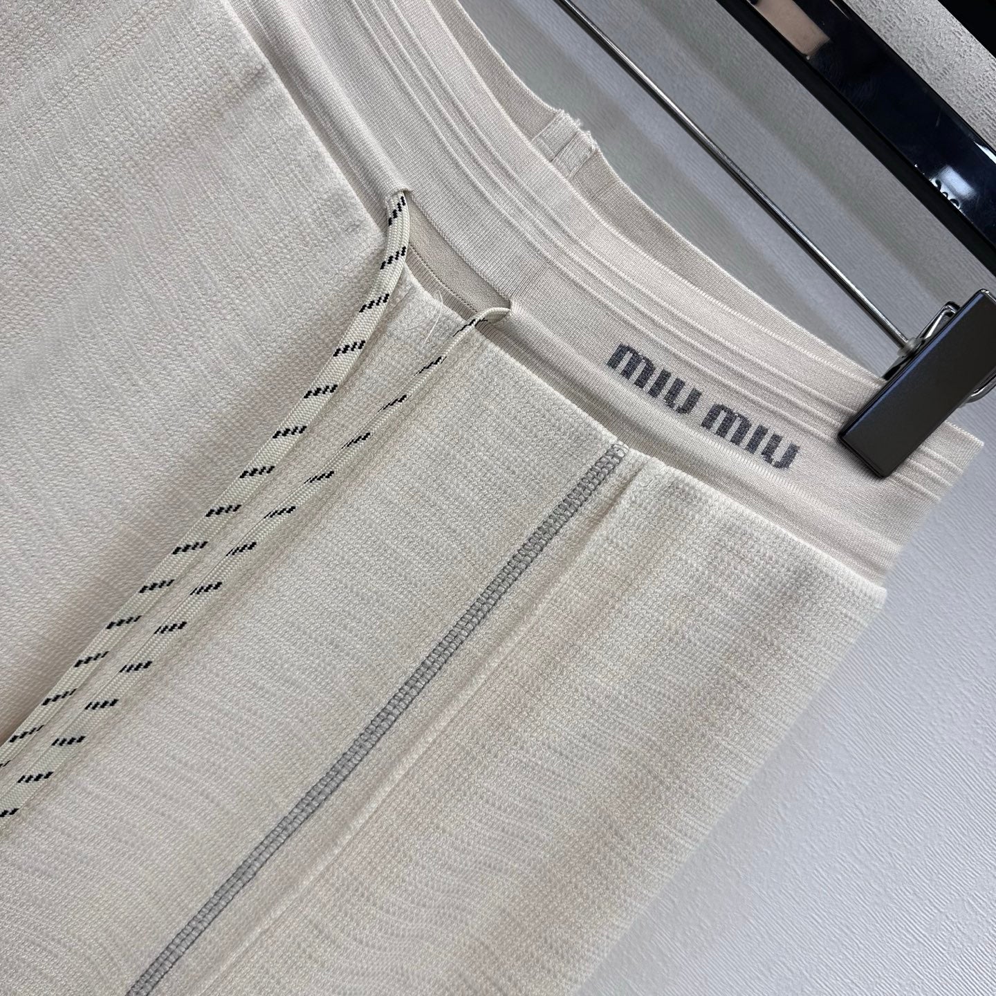 26fw New Embroidered Wide-Leg Trousers