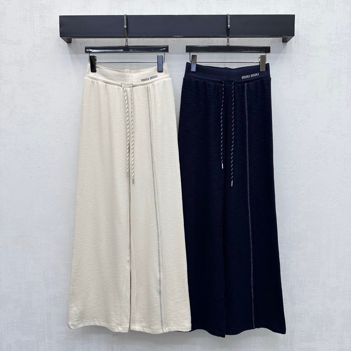 26fw New Embroidered Wide-Leg Trousers