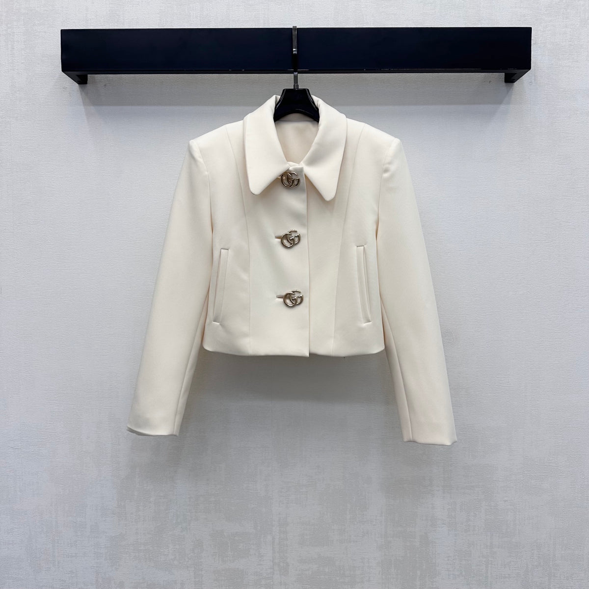 26FW New Metal Buckle Lapel Suit Jacket