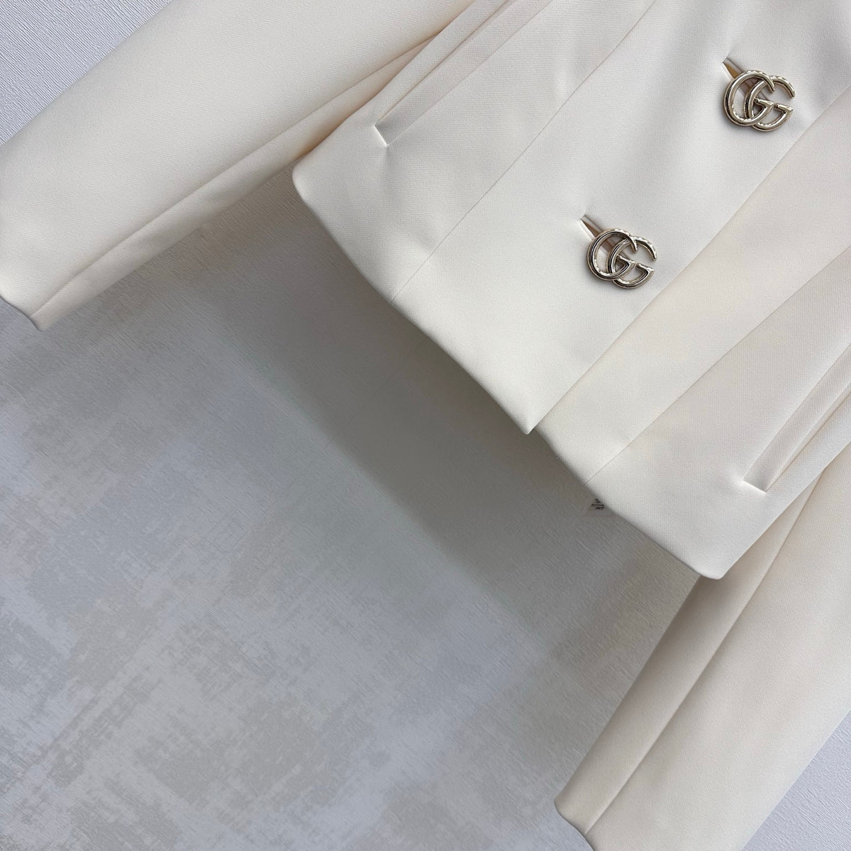 26FW New Metal Buckle Lapel Suit Jacket