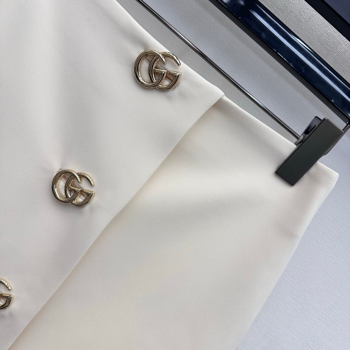 26FW New Metal Buckle Mini Skirt