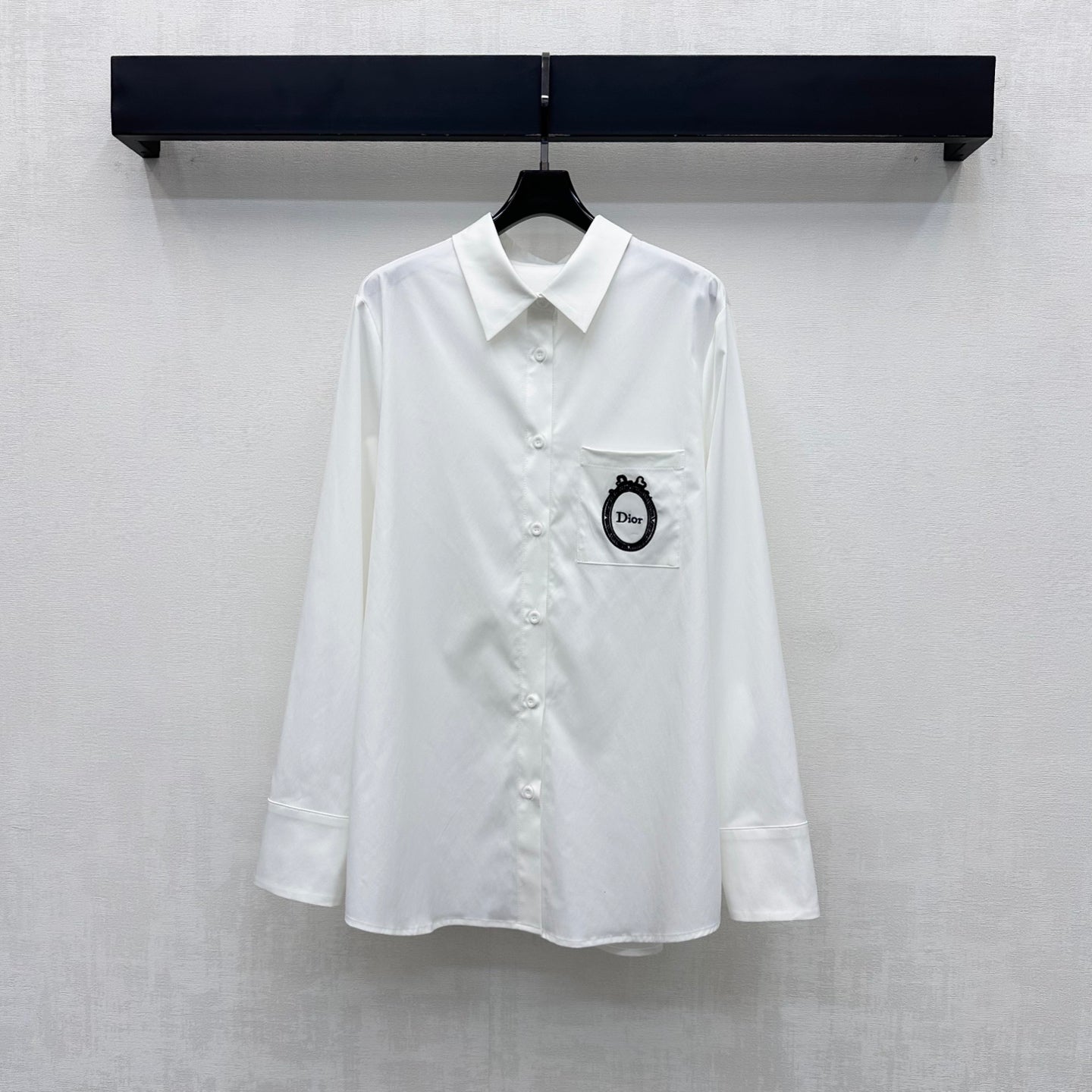 26fw New Heavy Embroidery Collared Shirt