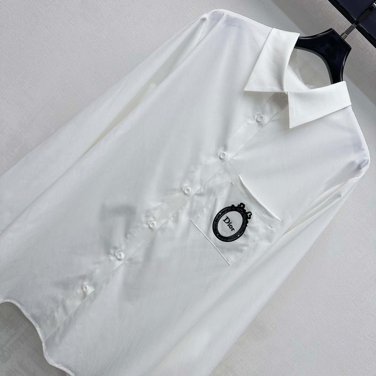26fw New Heavy Embroidery Collared Shirt