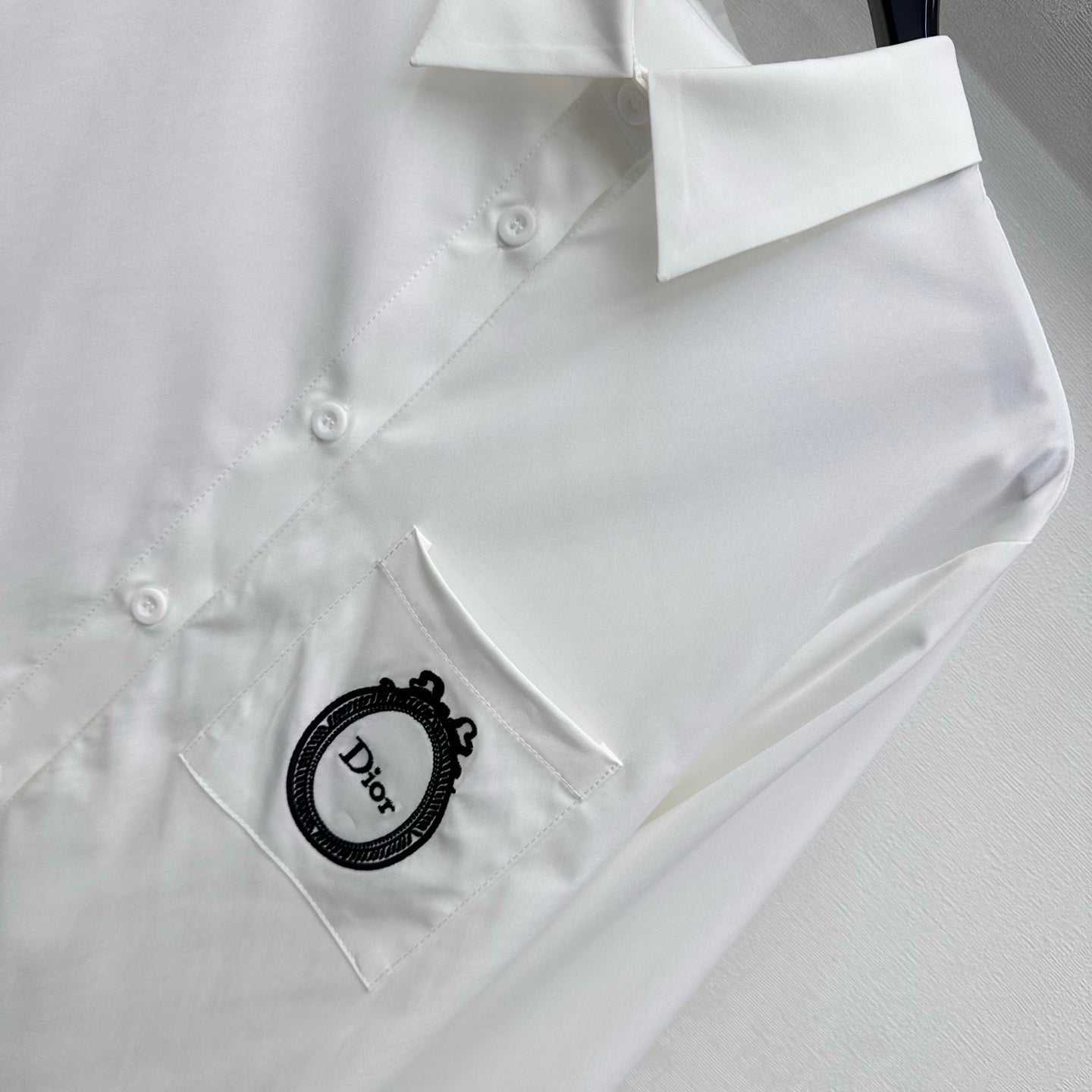26fw New Heavy Embroidery Collared Shirt