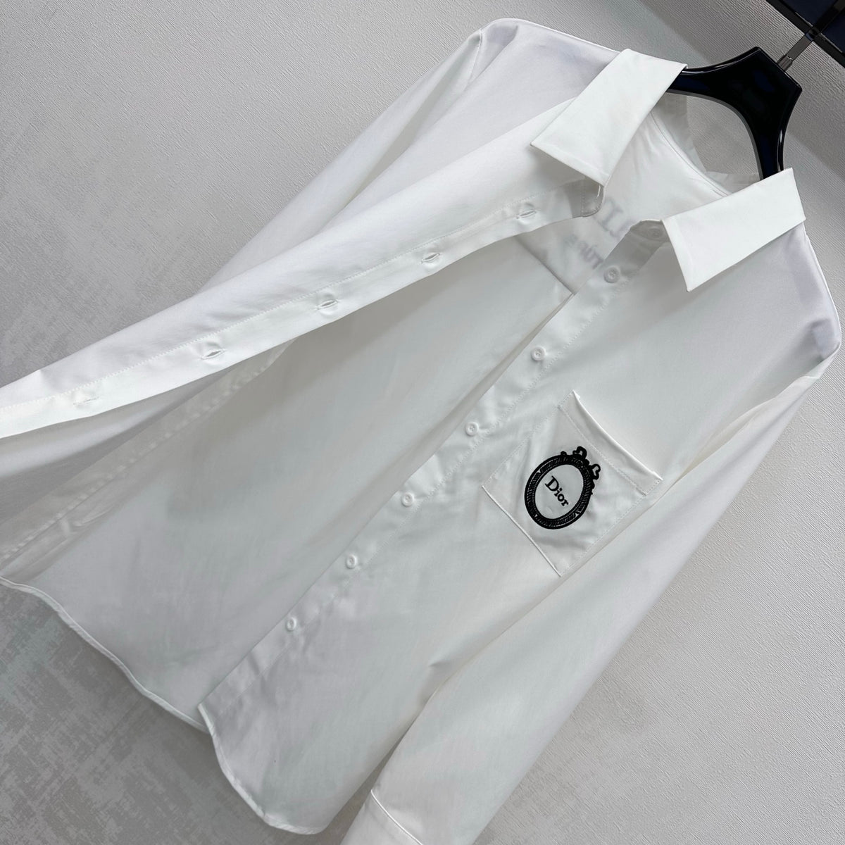 26fw New Heavy Embroidery Collared Shirt