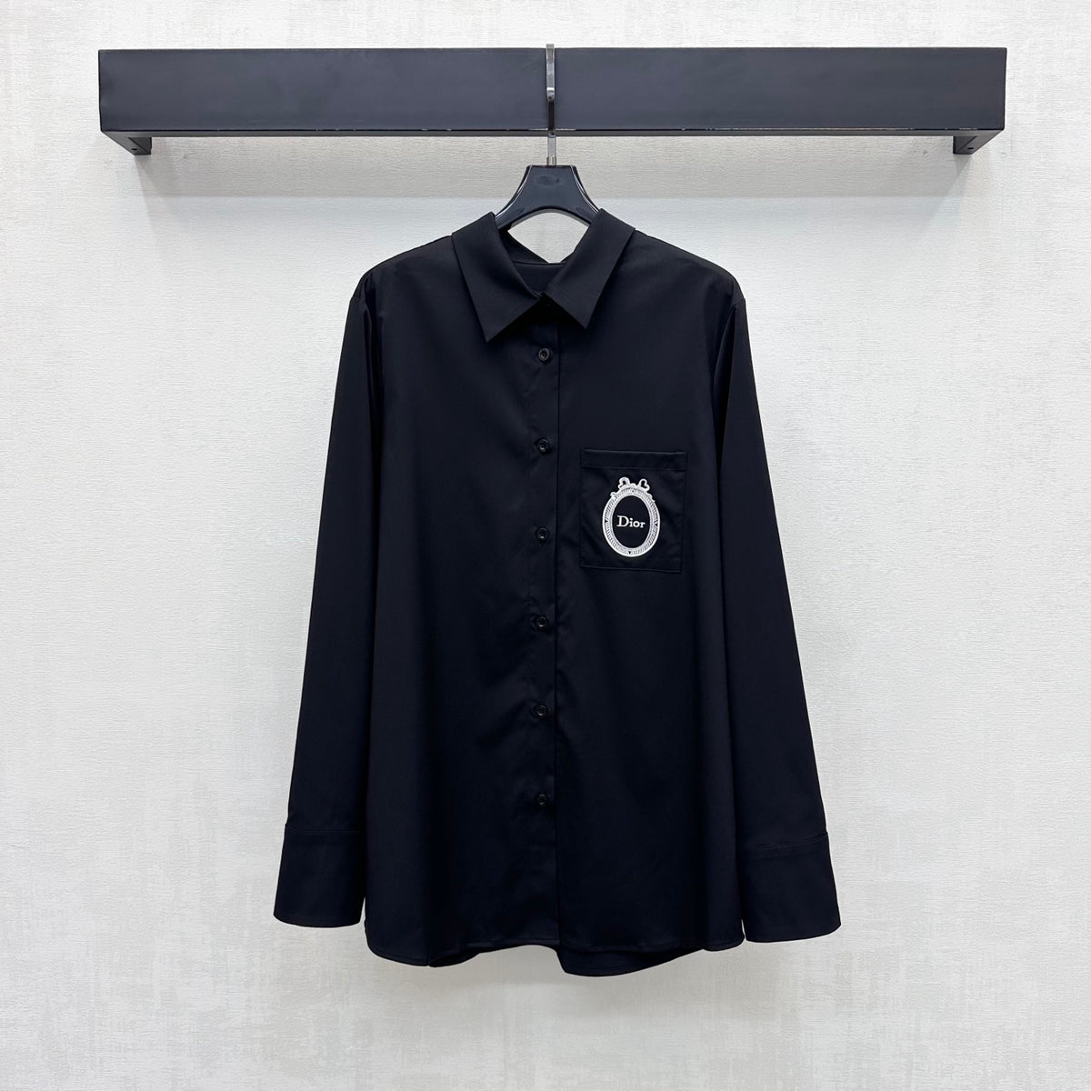 26fw New Heavy Embroidery Collared Shirt