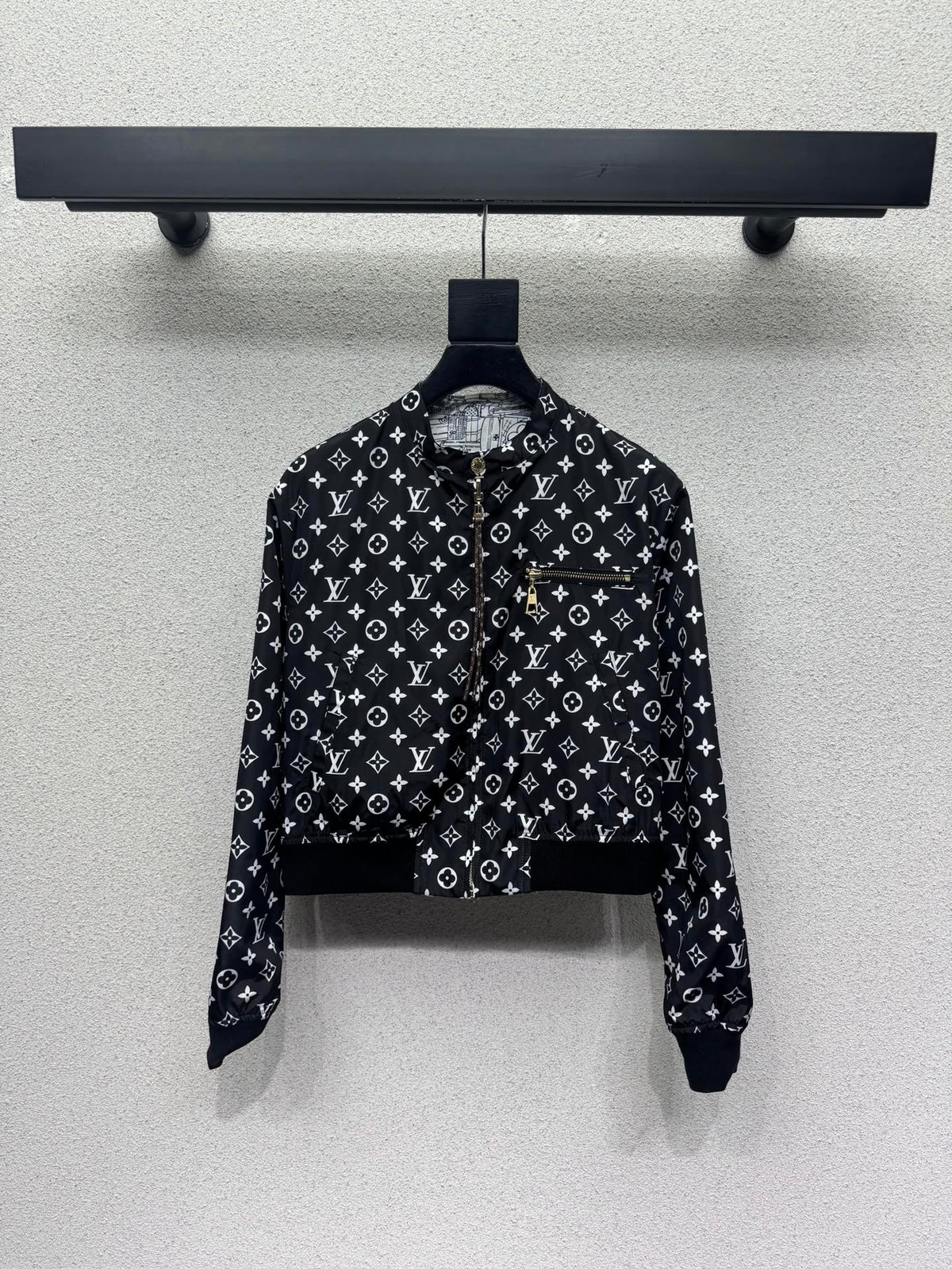 26FW New Style Monogram Reversible Jacket