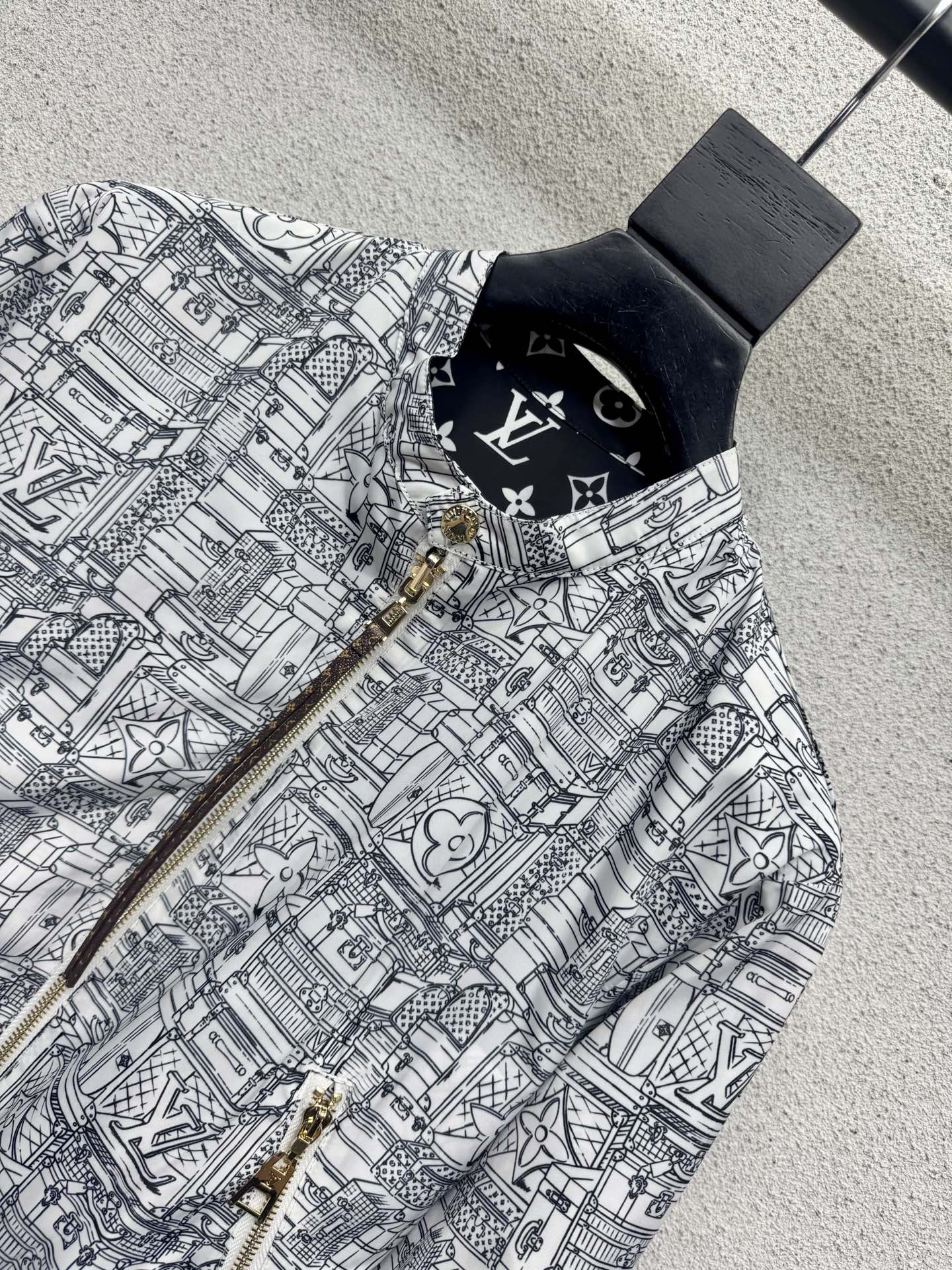 26FW New Style Monogram Reversible Jacket