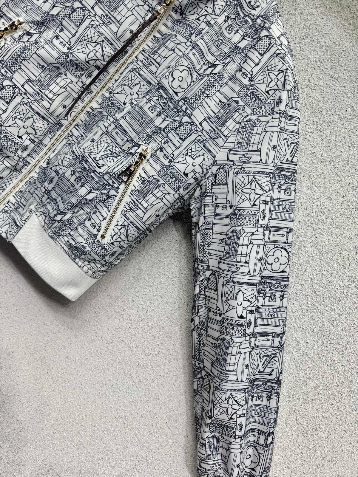 26FW New Style Monogram Reversible Jacket