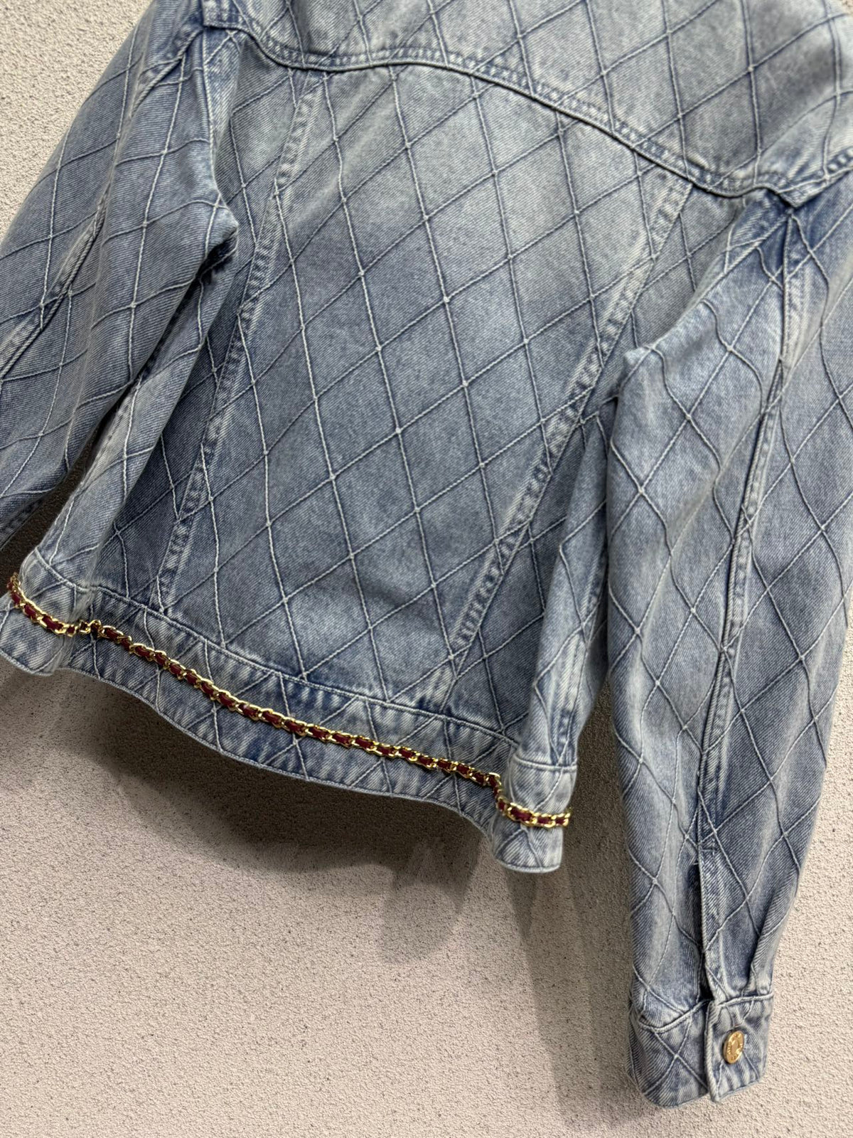26FW New Arrival Diamond Pattern Jacket