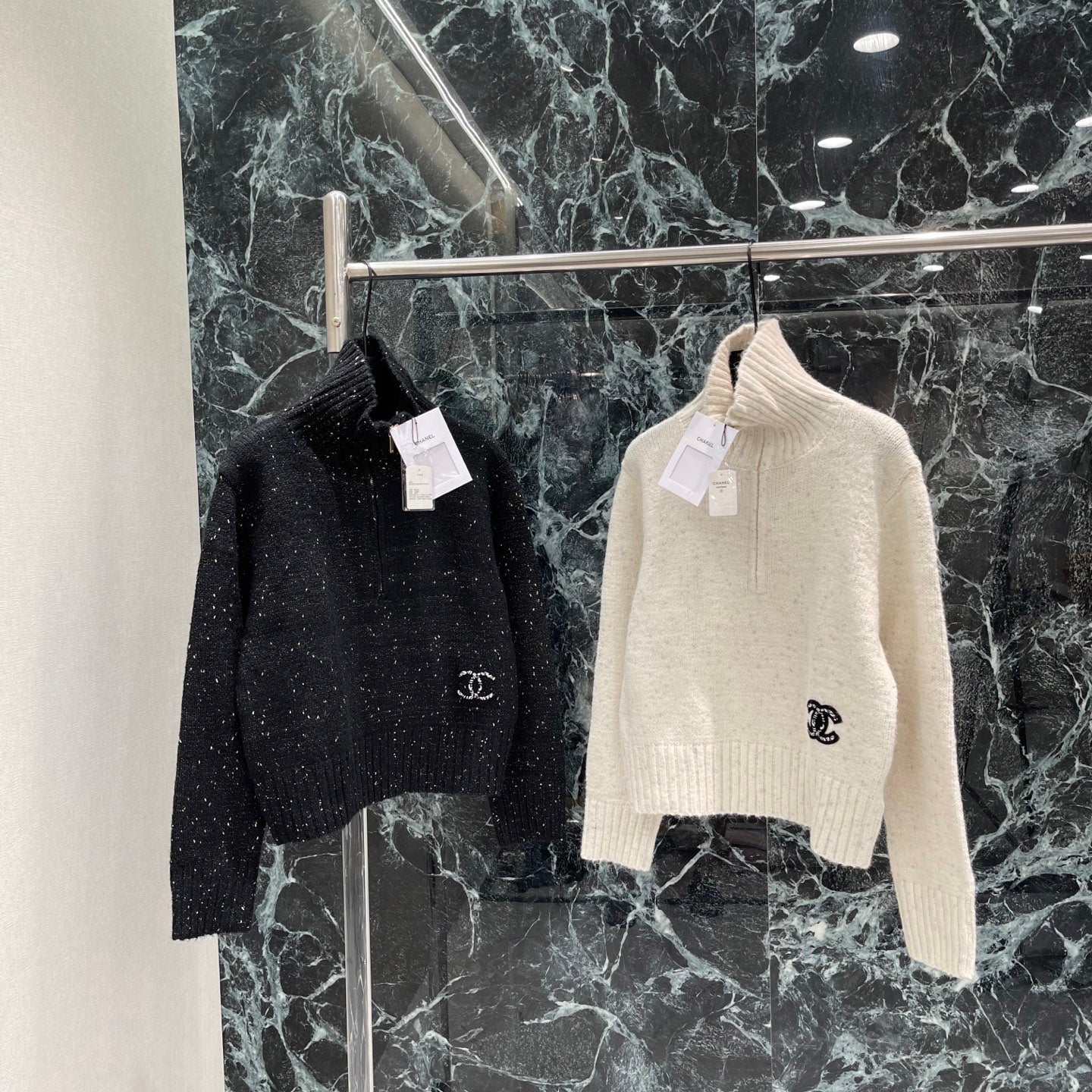 26FW New High-Neck Knit Sweater