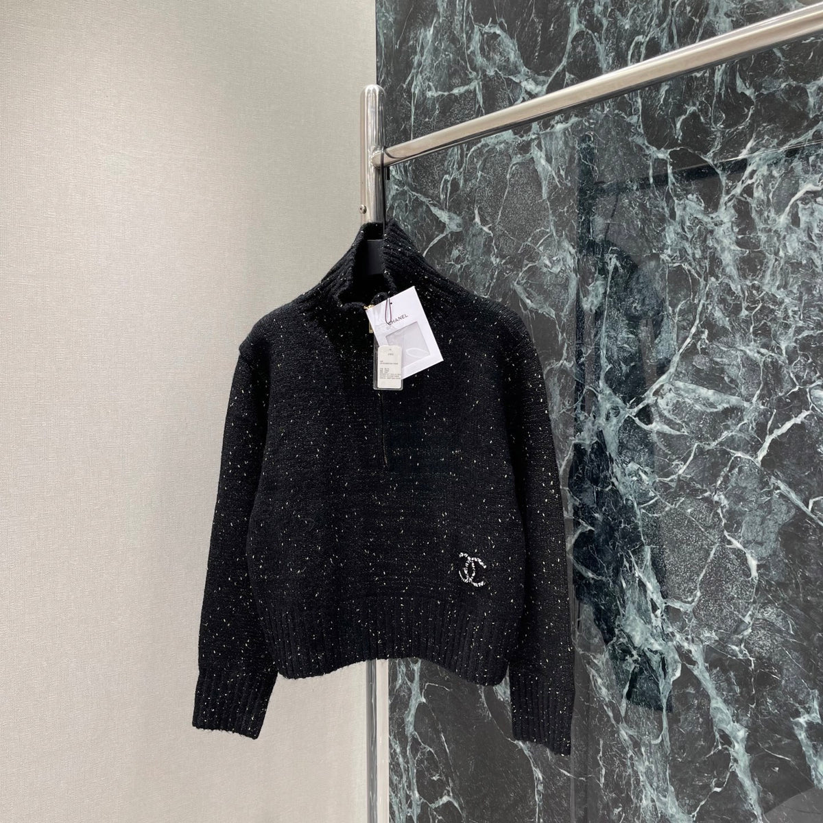 26FW New High-Neck Knit Sweater