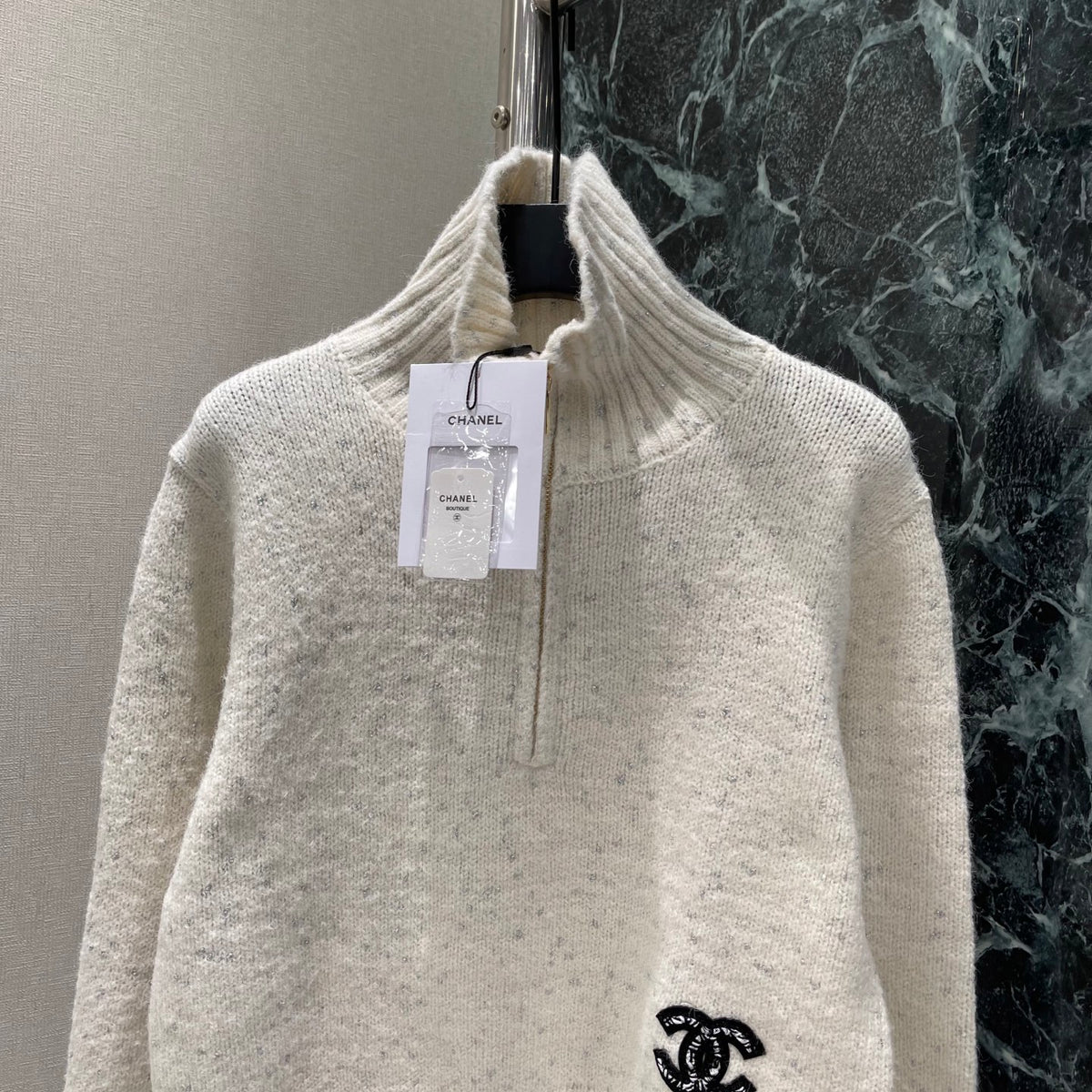 26FW New High-Neck Knit Sweater