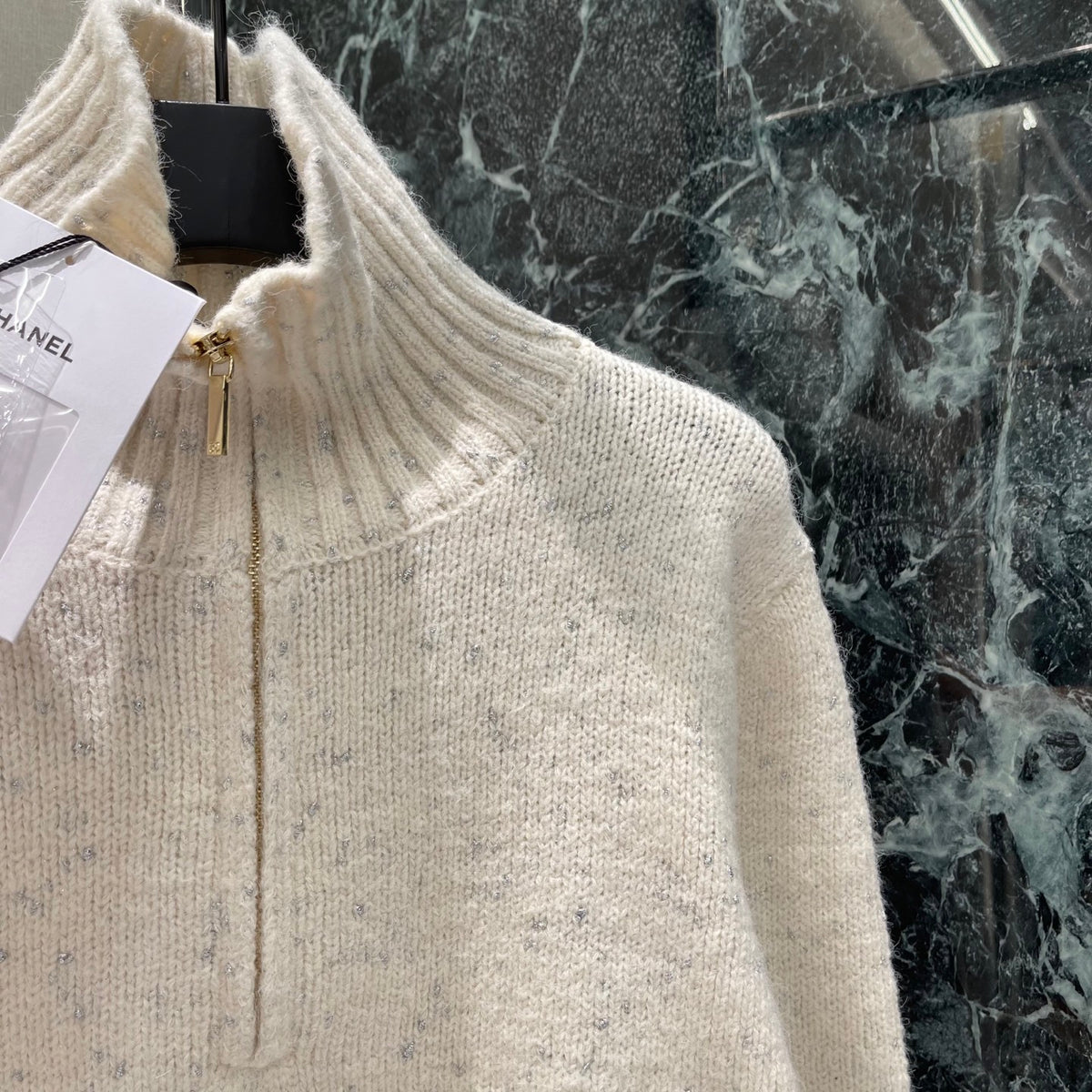 26FW New High-Neck Knit Sweater
