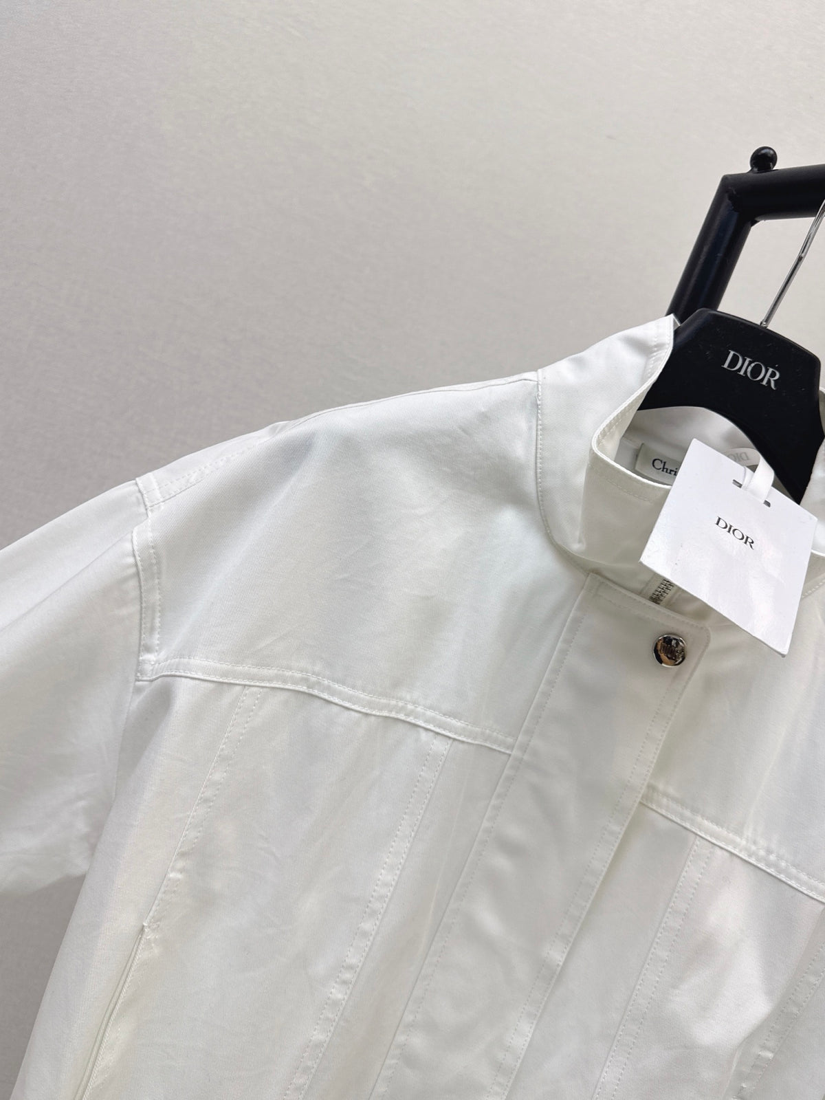 26FW New Style Bee Embroidered Trench Coat