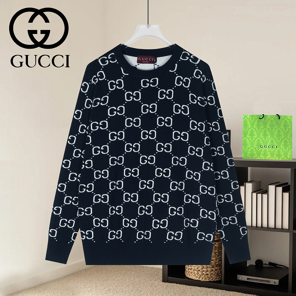 26 New All-Over Jacquard Sweater