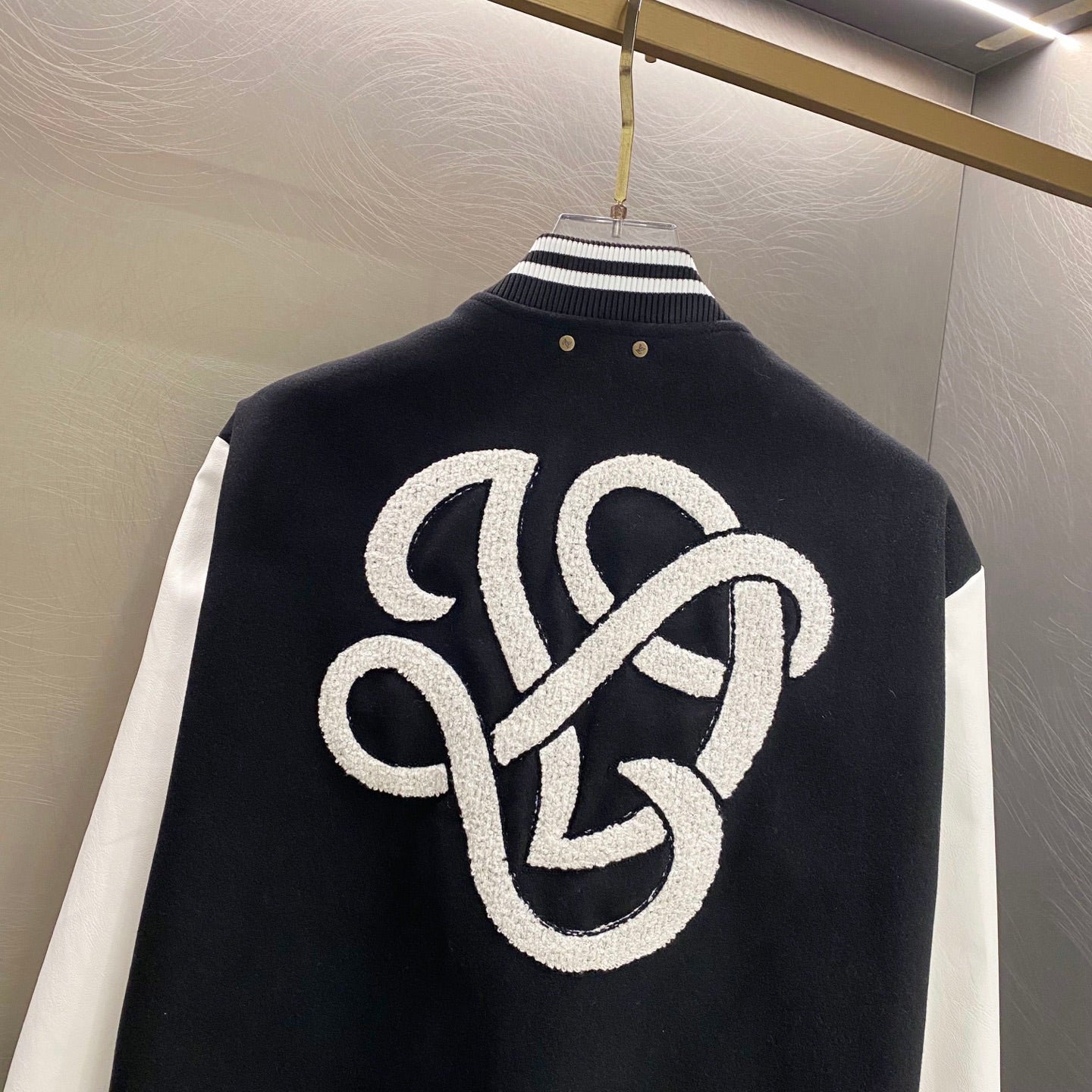 26 New Embroidered Leather-Panel Baseball Jacket