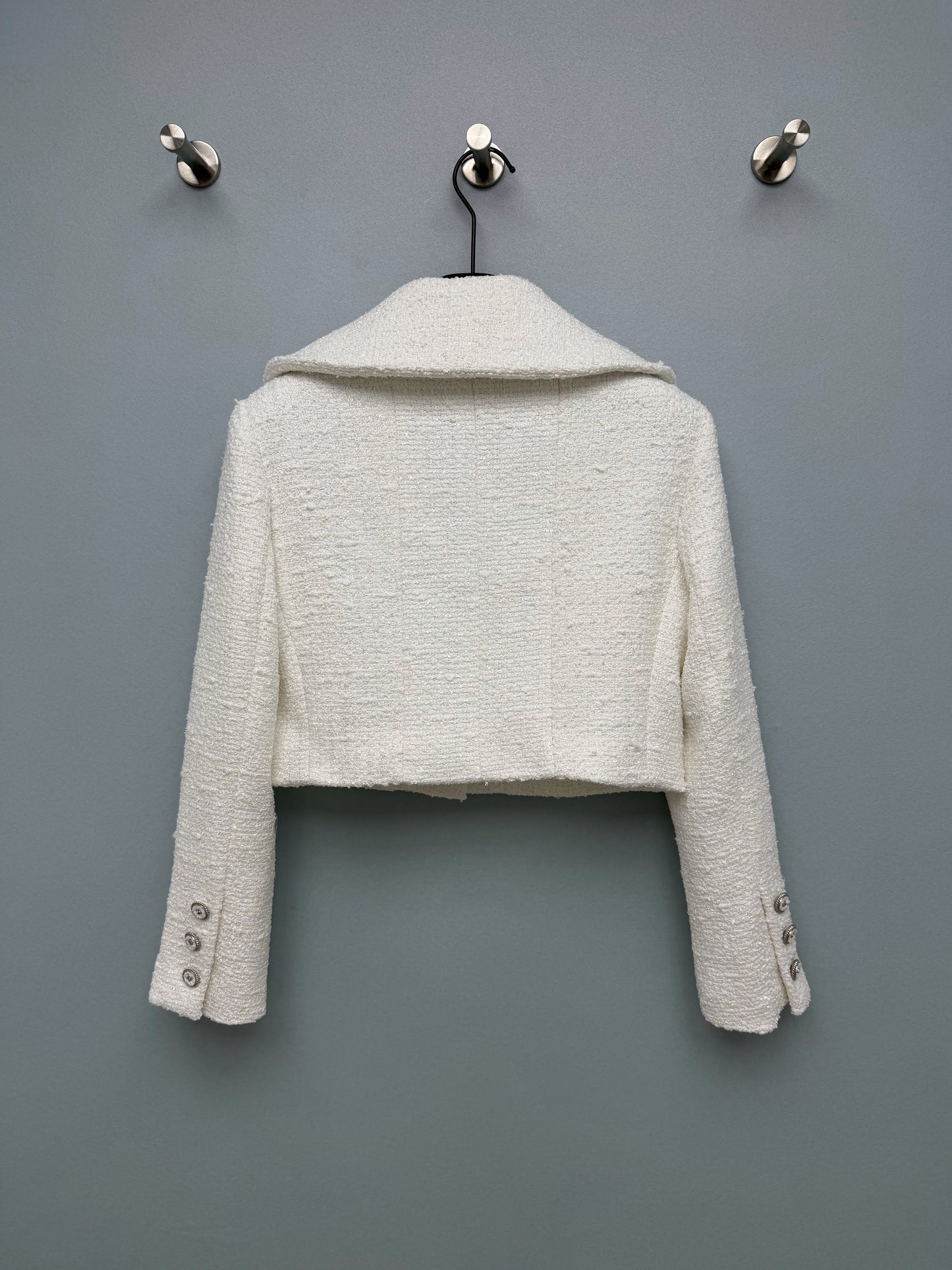 26FW New White Tweed Jacket