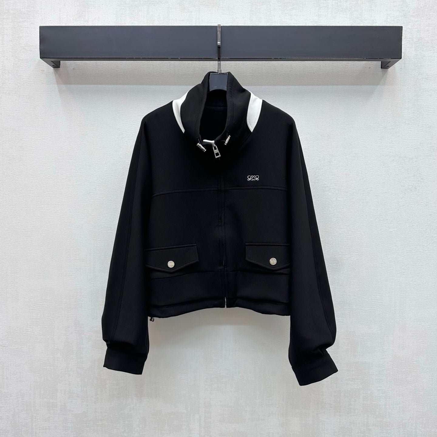 26FW New Embroidered Color-Block Jacket