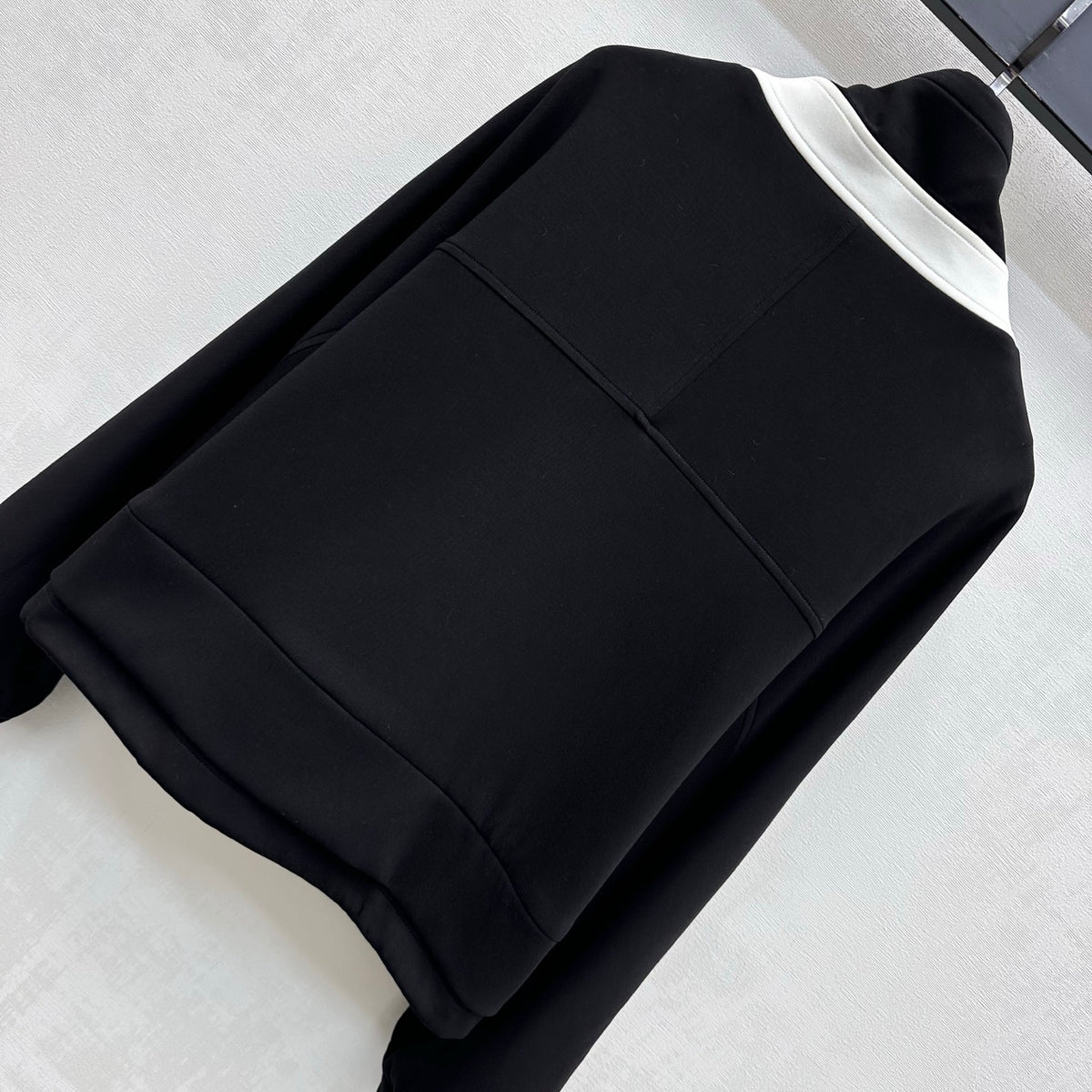 26FW New Embroidered Color-Block Jacket