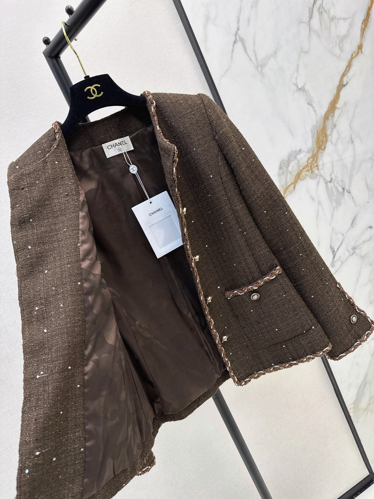 26FW New Knitted Jacket Set