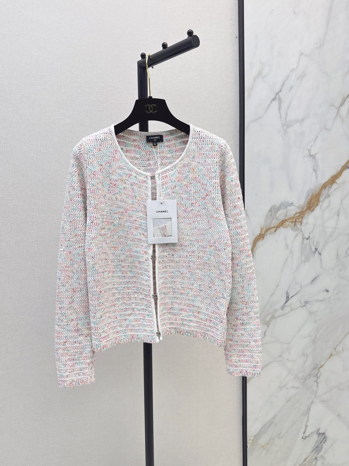 26FW New Speckled Knit Cardigan