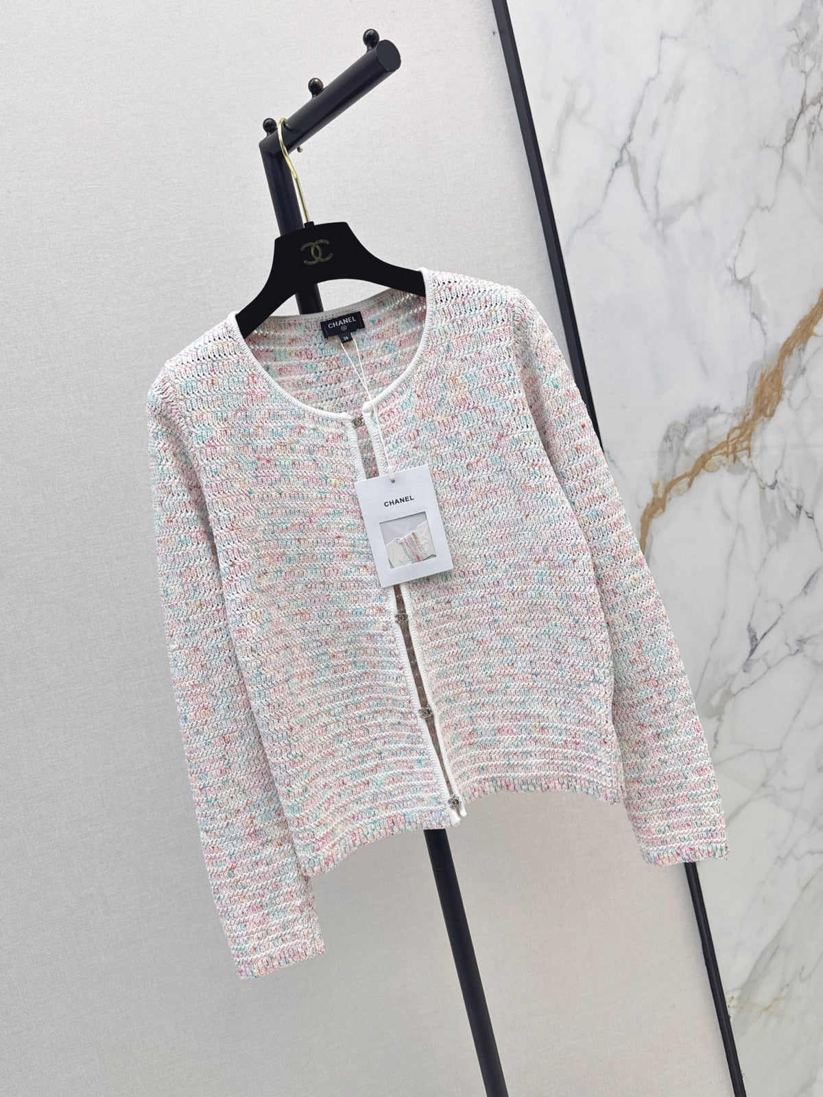 26FW New Speckled Knit Cardigan