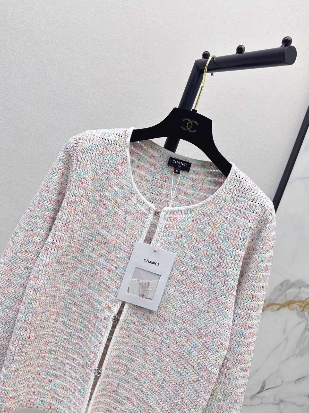 26FW New Speckled Knit Cardigan