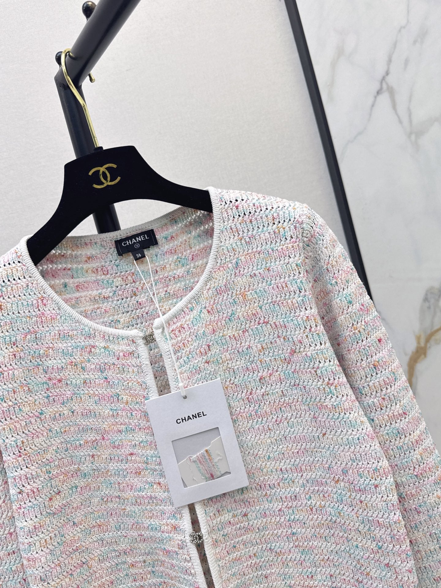 26FW New Speckled Knit Cardigan