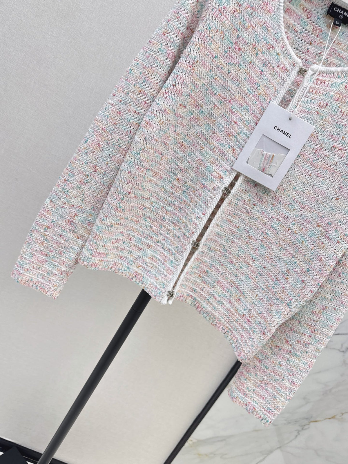 26FW New Speckled Knit Cardigan