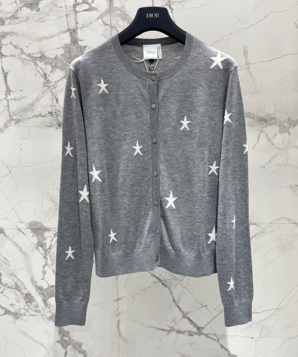 26FW New Star-Jacquard Tencel Sweater