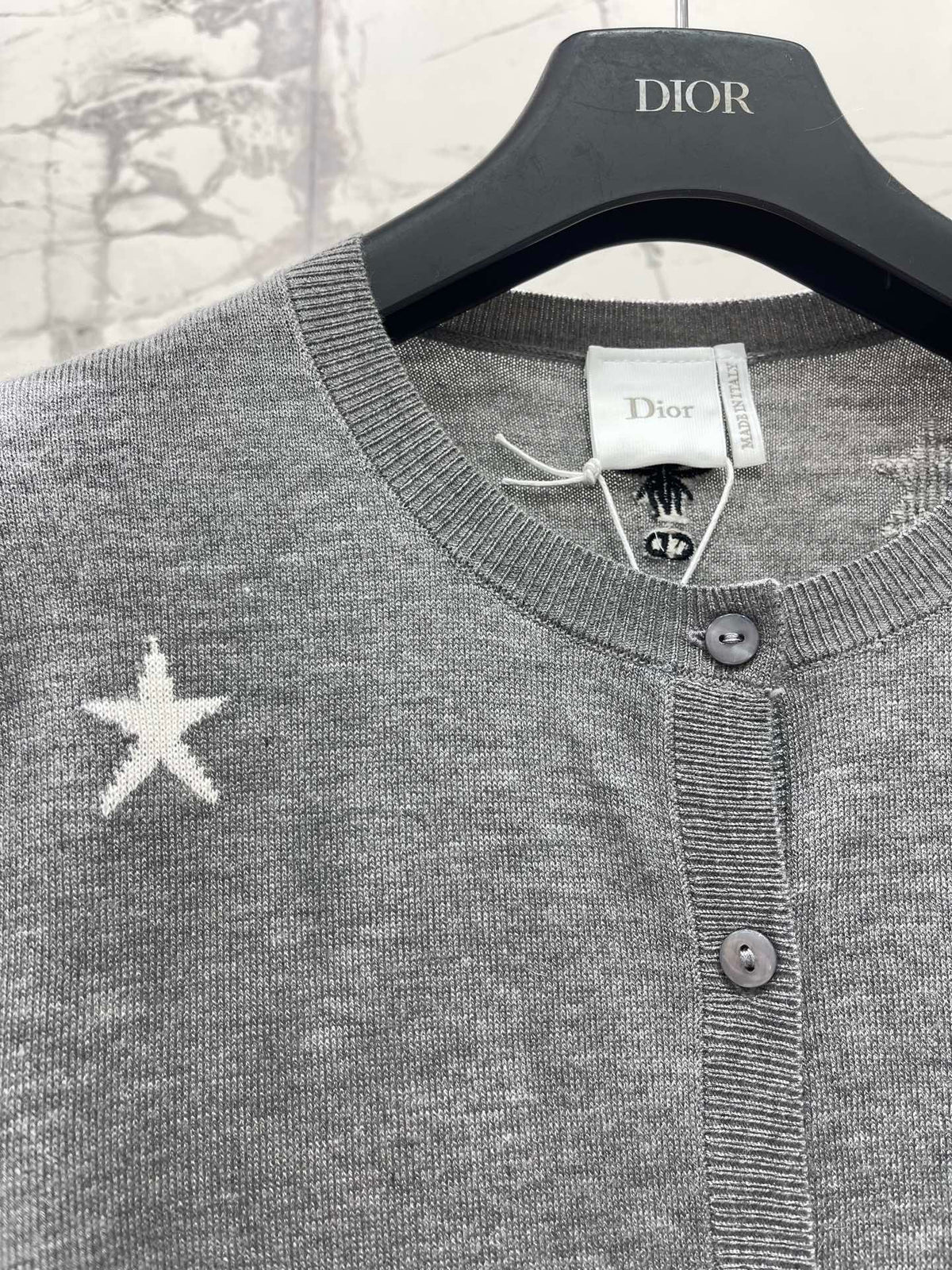 26FW New Star-Jacquard Tencel Sweater