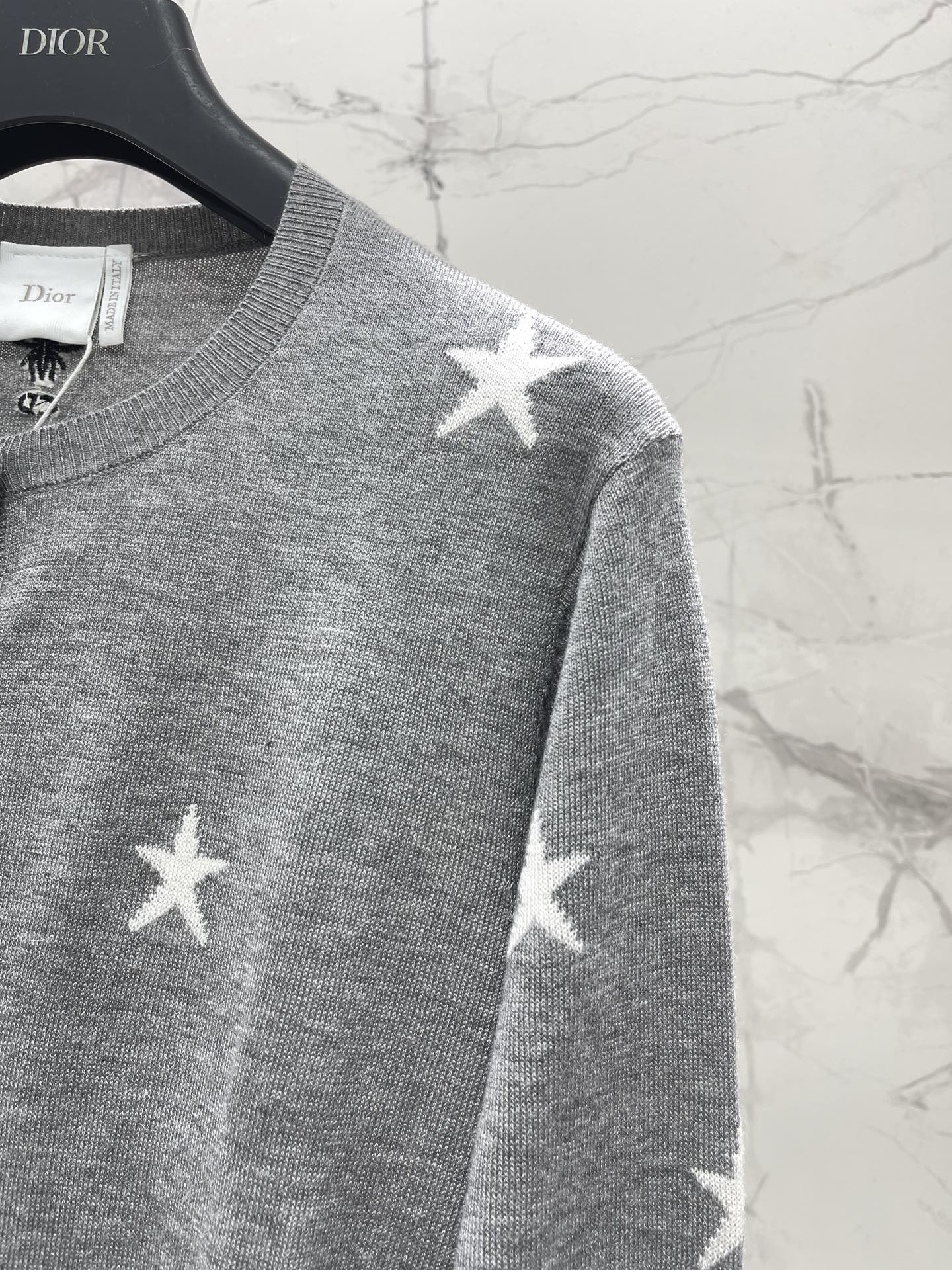26FW New Star-Jacquard Tencel Sweater