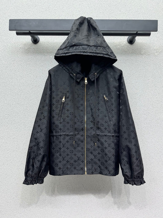 26FW New Jacquard Hooded Jacket