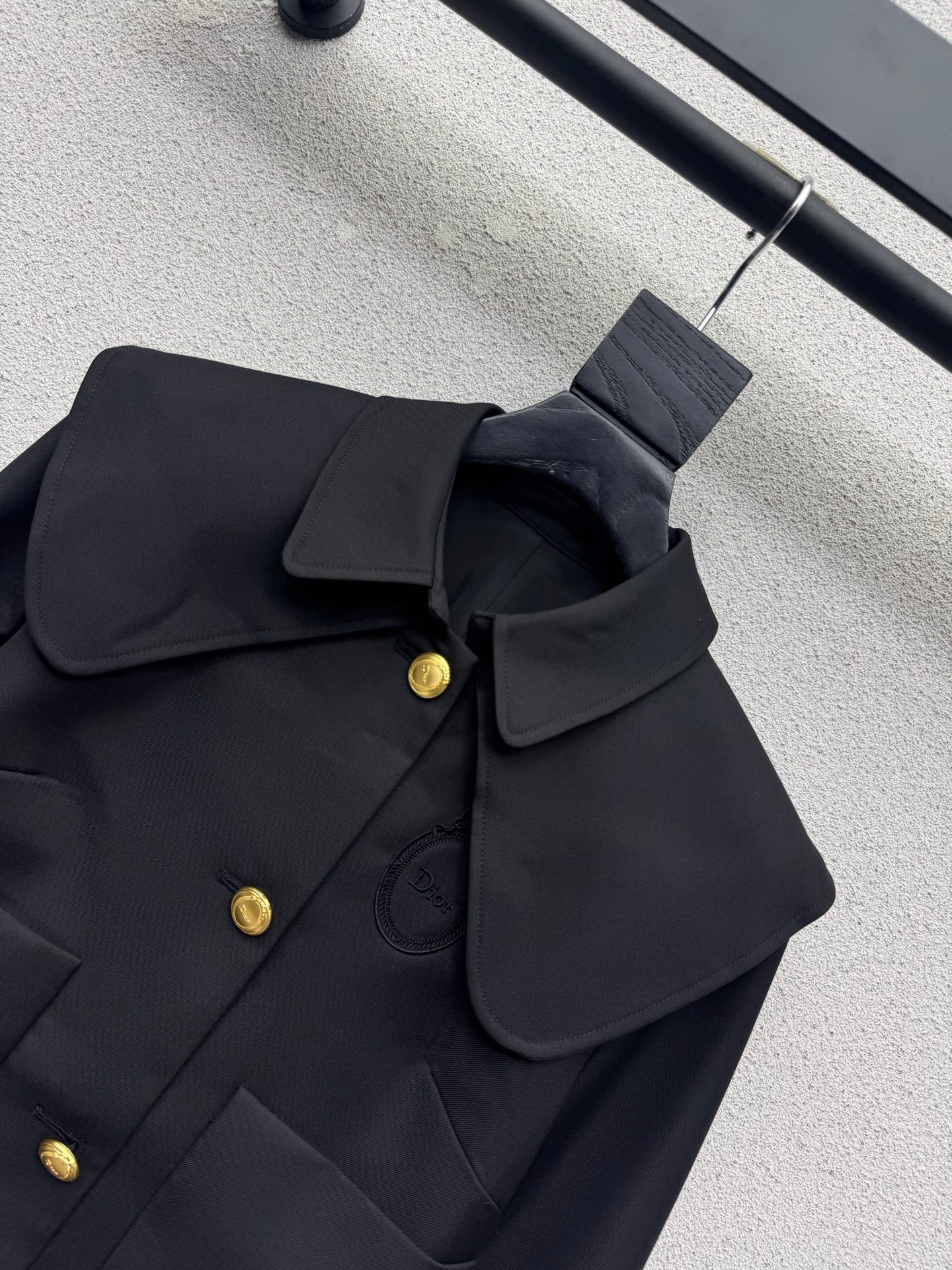 26FW New Cropped Blazer with Lapel Collar