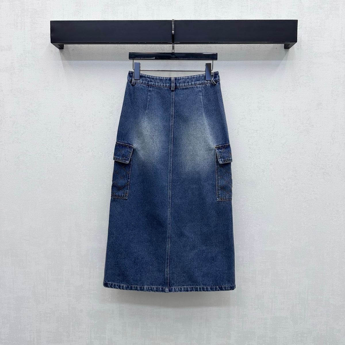 26FW New Quilted Slit Skirt with Pockets